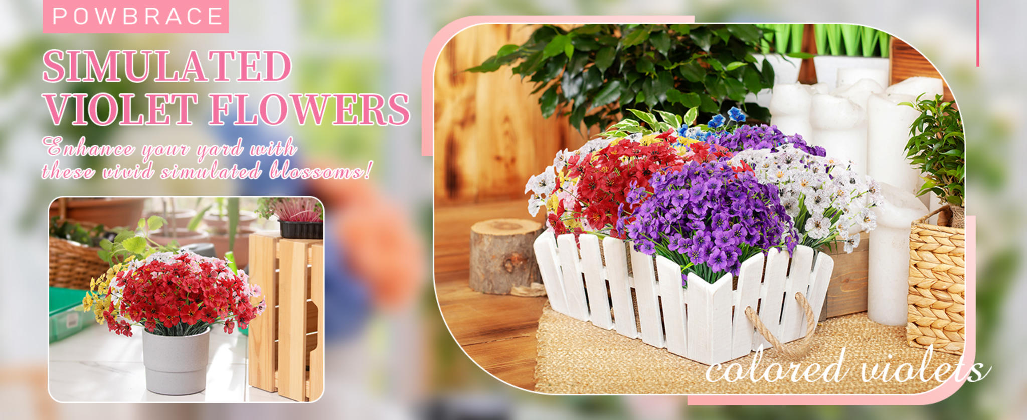 22 Pack Artificial Flowers Outdoor UV Resistant Fake Plants for Hanging Planters and Window Boxes image 15