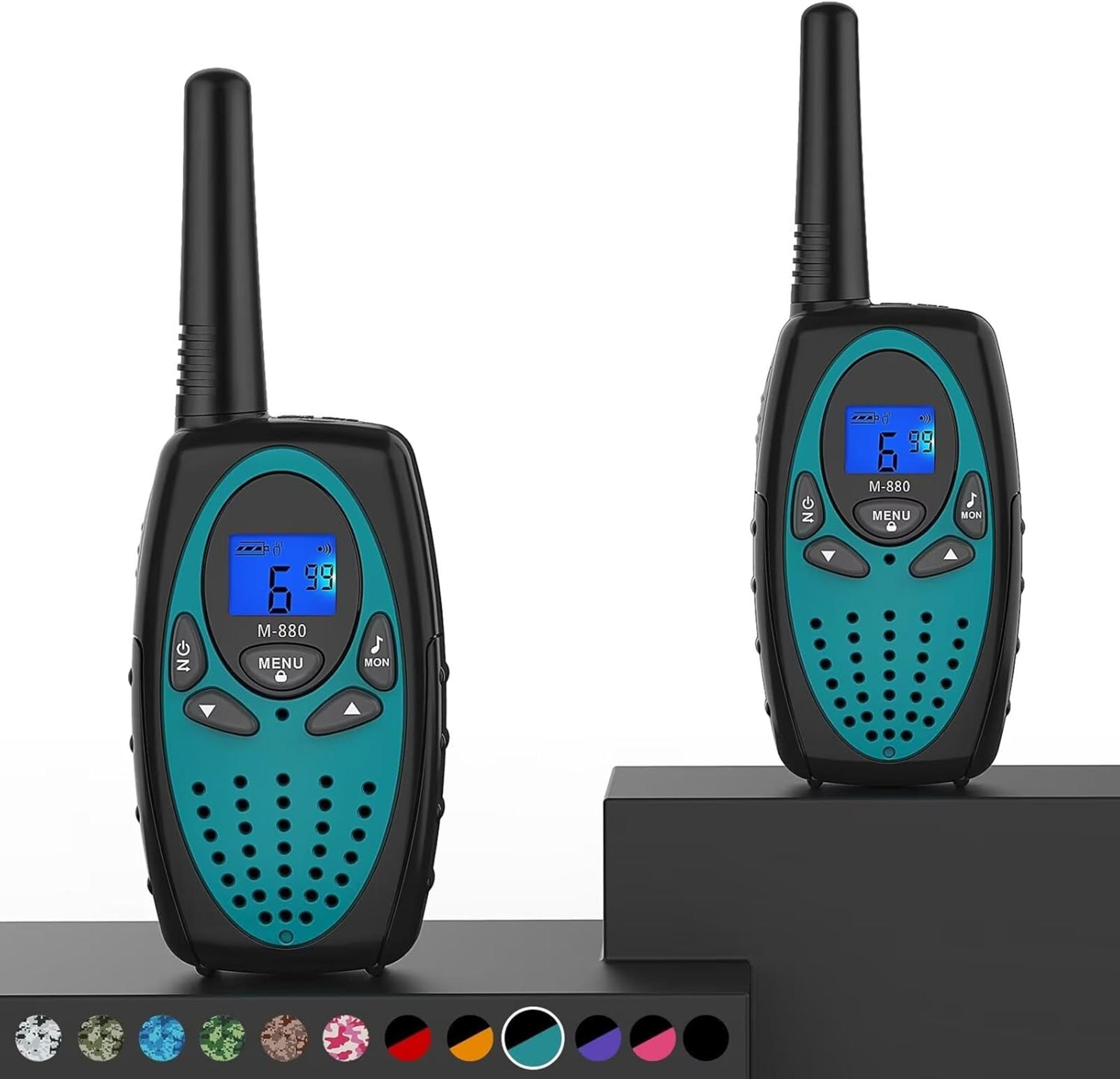 Long Range Walkie Talkies for Adults - 22 Channels 2-Way Radios with VOX & LCD