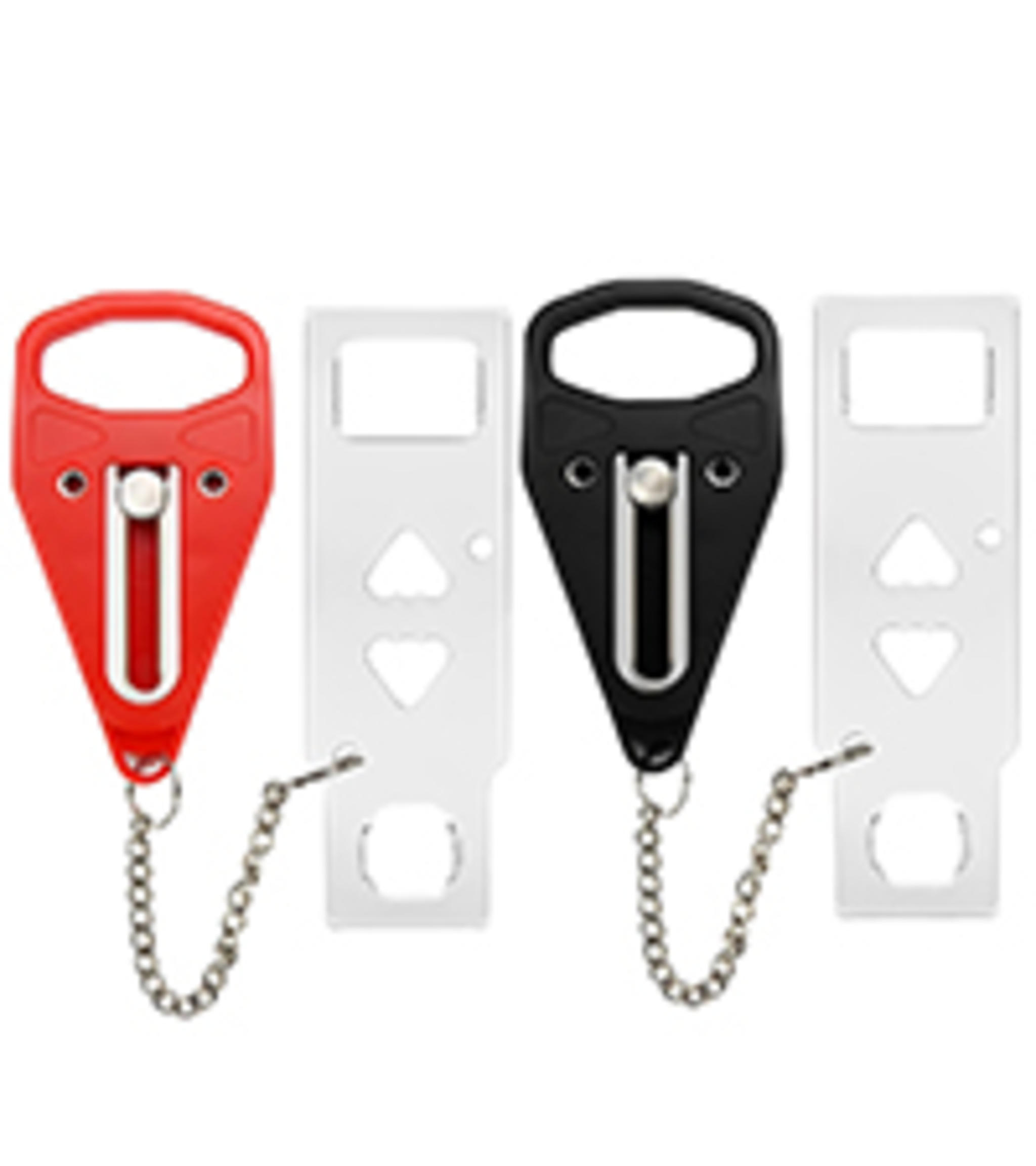 Adjustable Door Security Bar, Heavy Duty Door Jammer for Home & Travel Safety, 2 Pack image 11