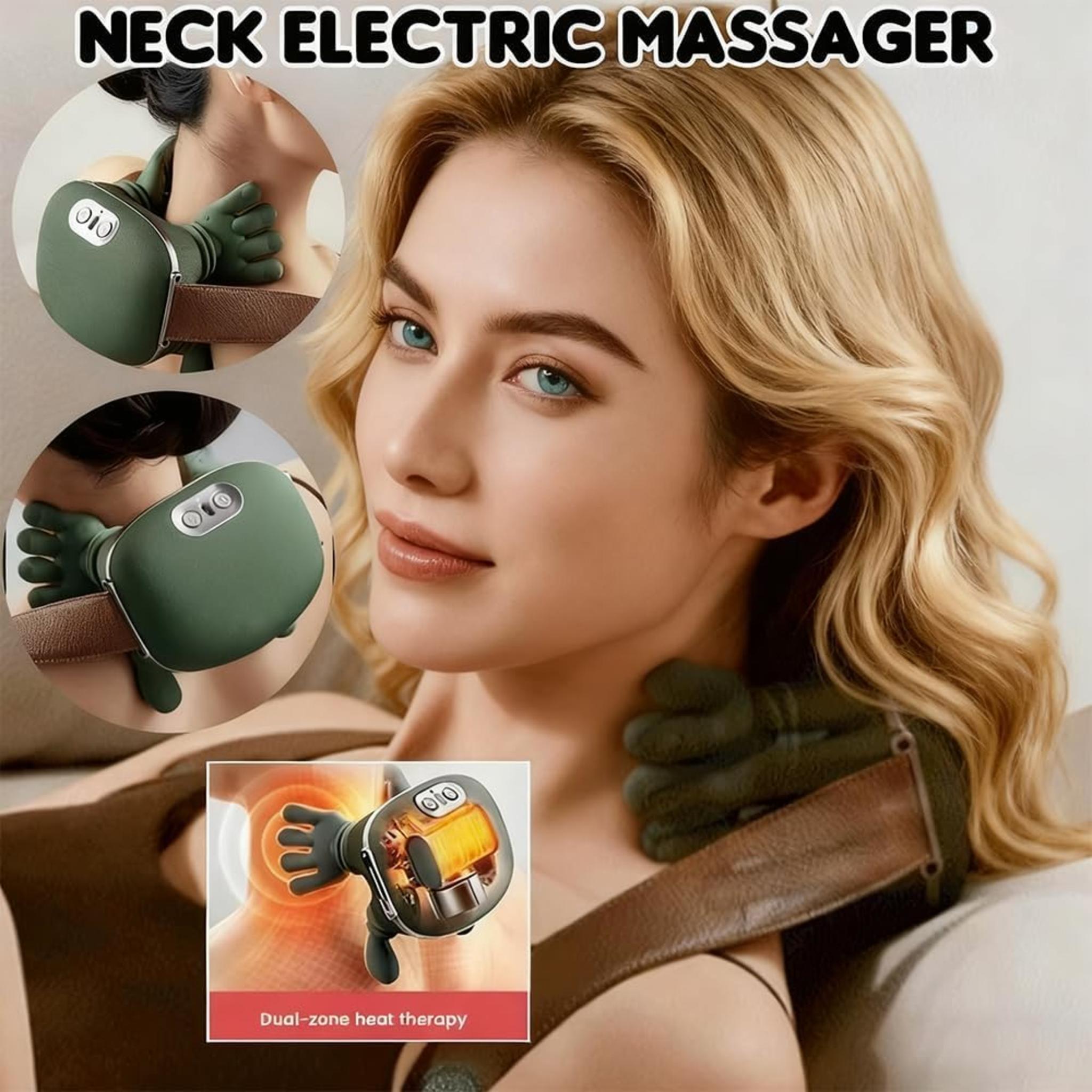 Shiatsu Neck and Back Massager with Heat - 3D Deep Tissue Kneading for Shoulder Pain Relief