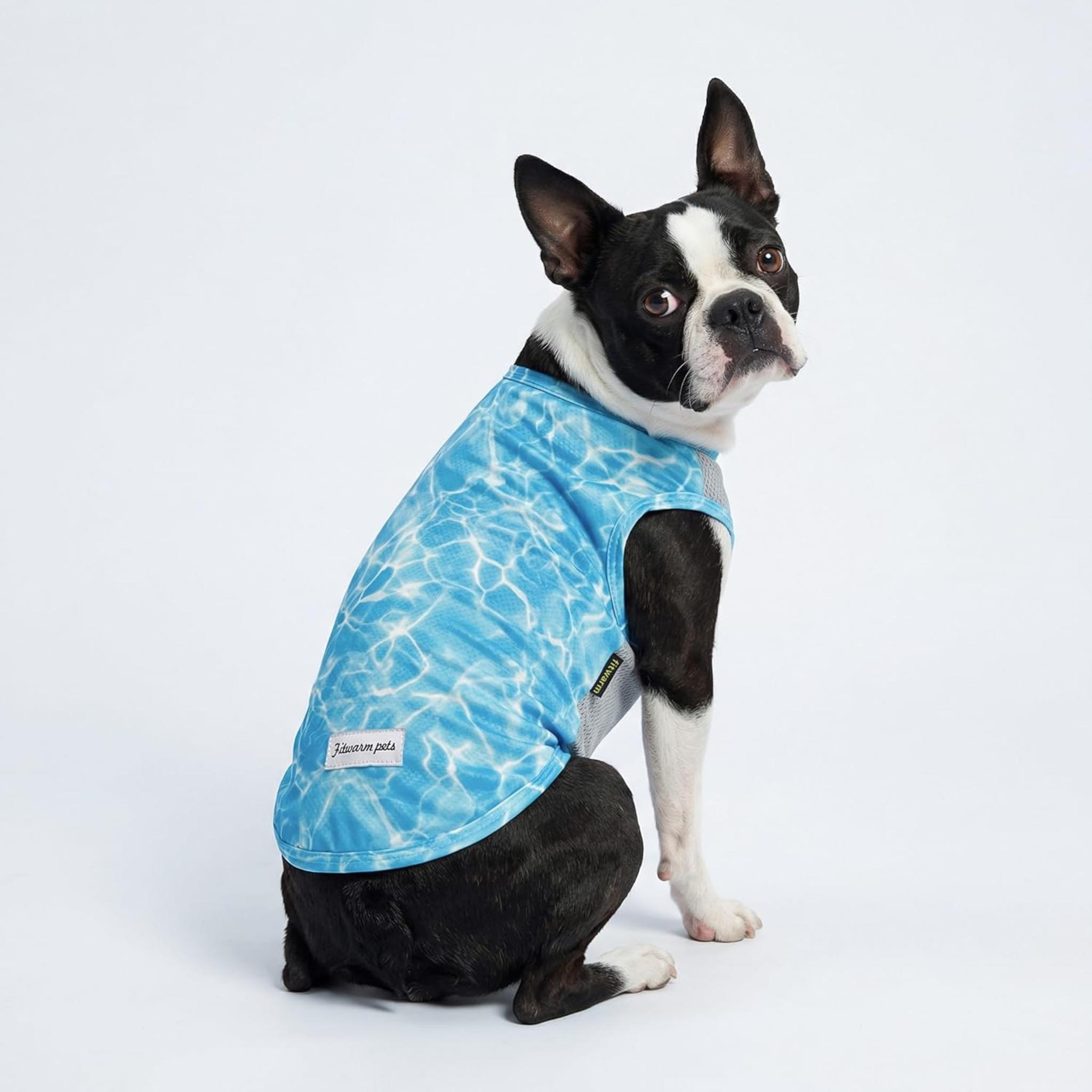 2 Pack Marine UPF 50+ UV Sun Protection Dog Shirt, Lightweight Cooling Vest for Small Dogs