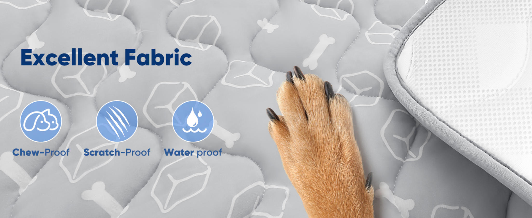 Dog Cooling Mat 2.0, Extra Large Waterproof Arc-Chill Mat for Pets image 17