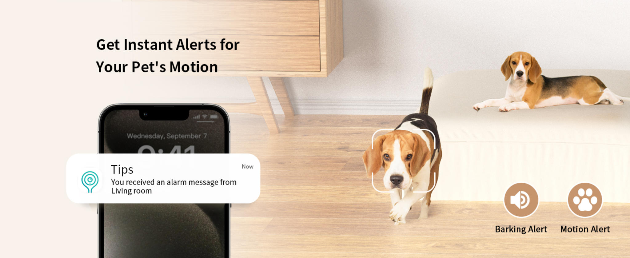 2K Pet Camera with Treat Dispenser, 360° View Dog Camera with 5G WiFi & AI Tracking image 9