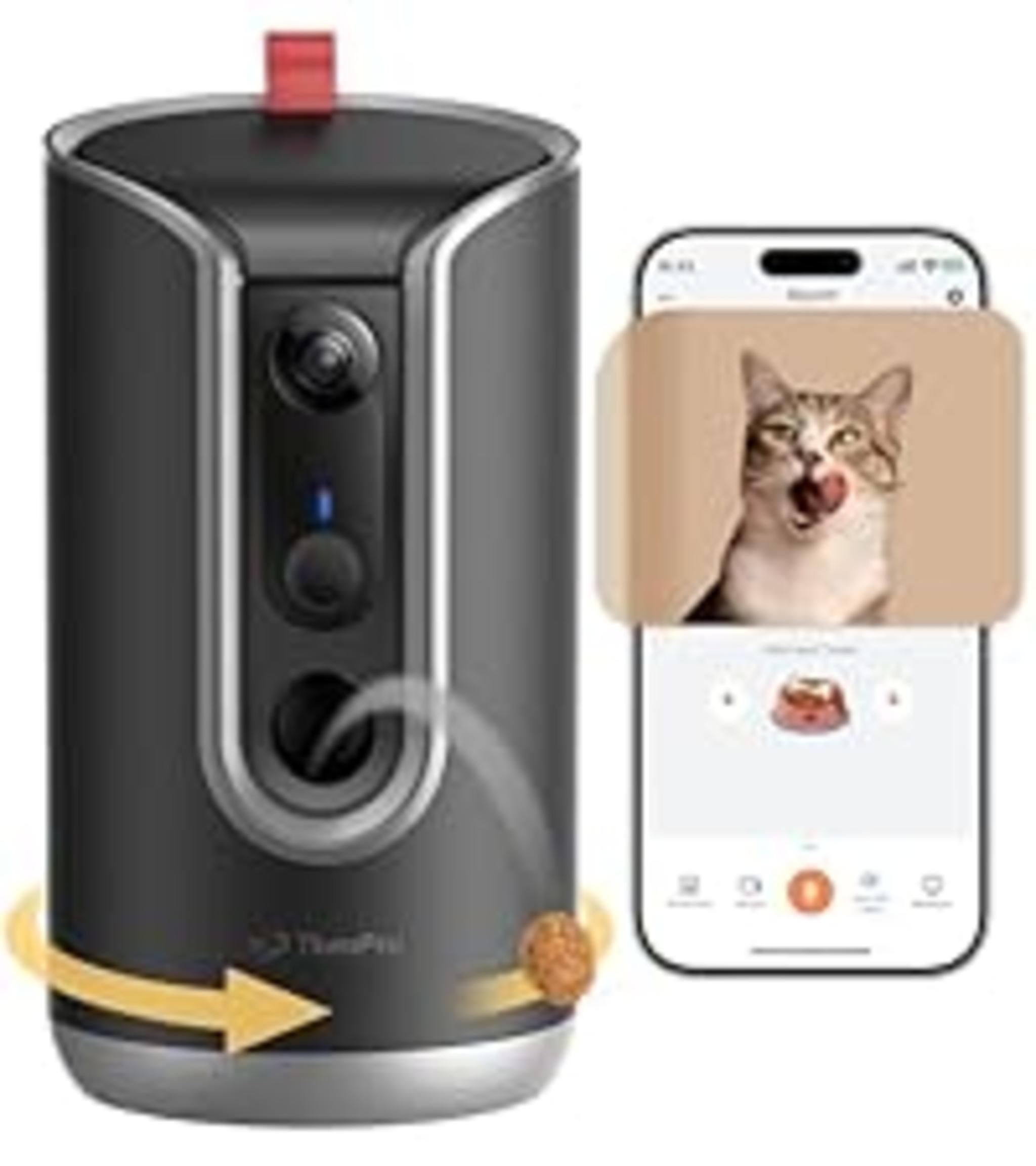 2K Pet Camera with Treat Dispenser, 360° View Dog Camera with 5G WiFi & AI Tracking image 19