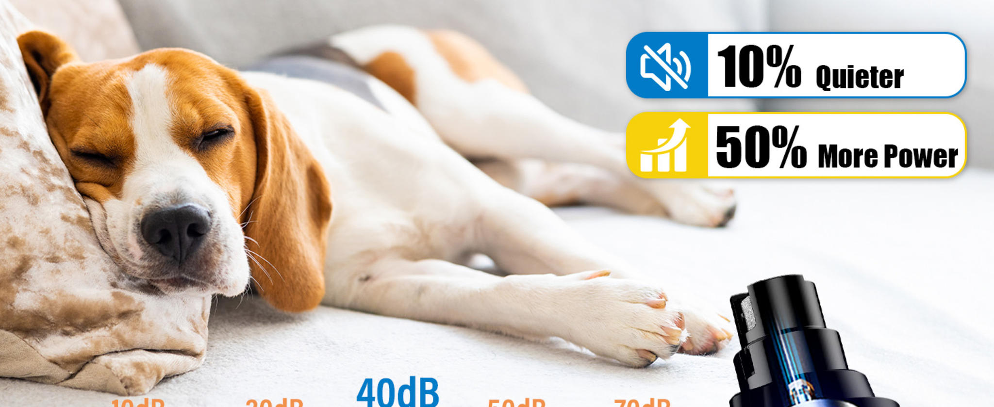 Smart 6-Speed Dog Nail Grinder with Dual LED Lights and 50% More Power image 10