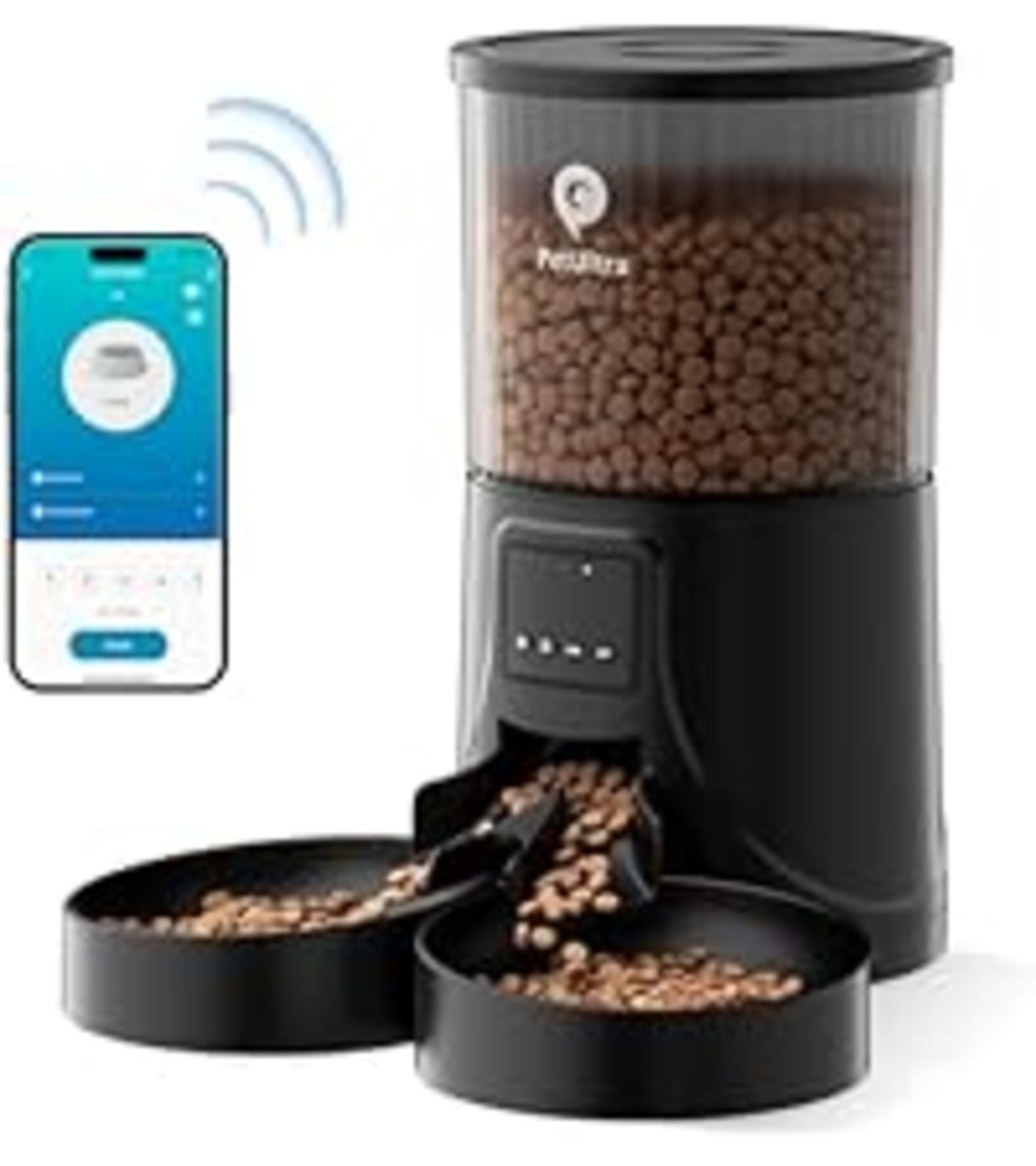 Automatic Cat Feeder, 4L Timed Pet Food Dispenser with Clog-Free Design and Dual Power image 21