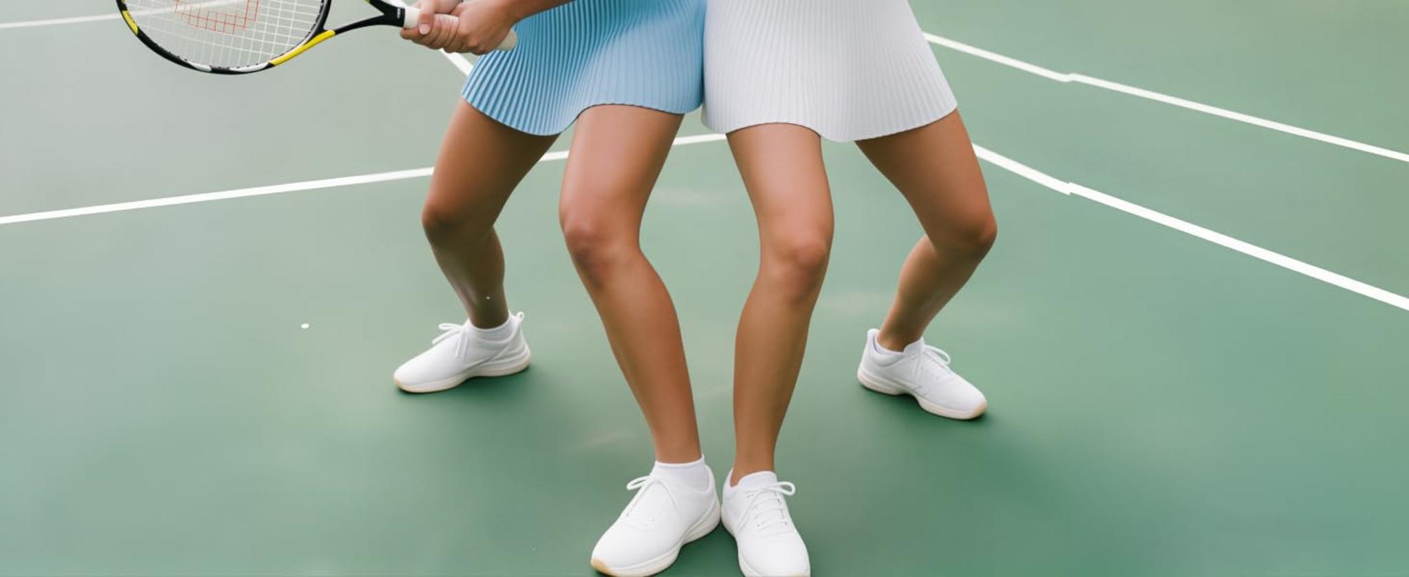 Women's Two-Piece Pleated Tennis and Pickleball Skirt Set image 8