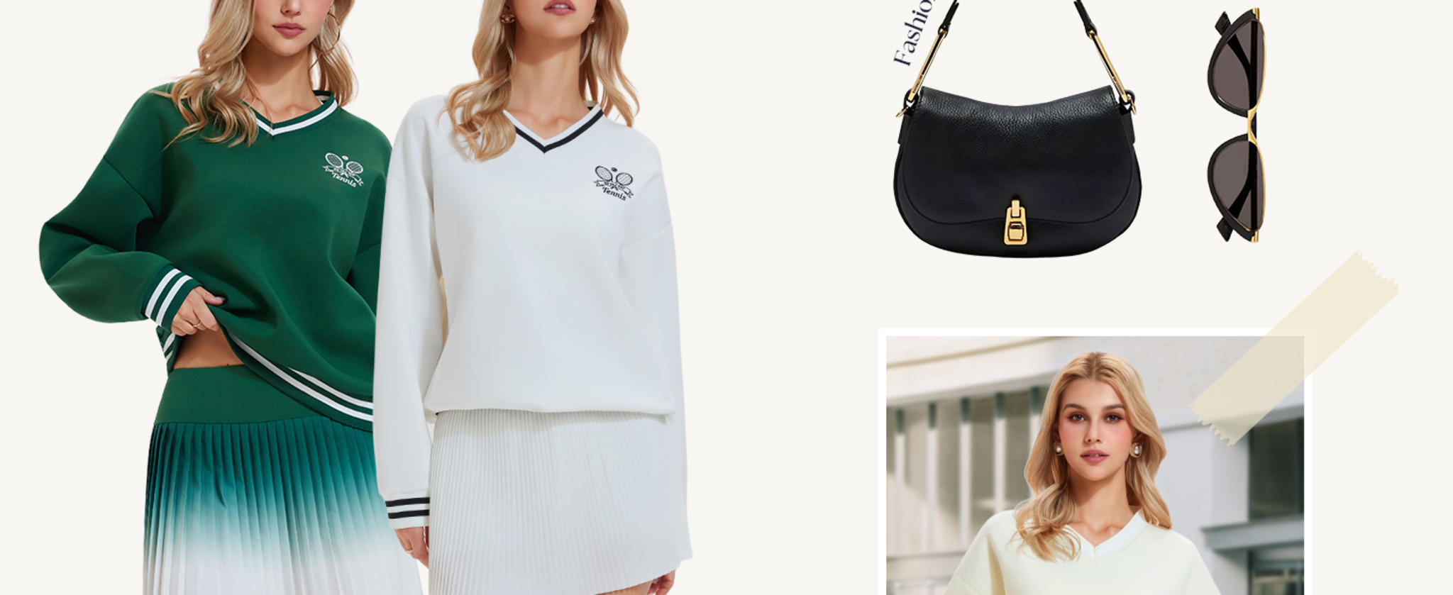 Women's V Neck Loose Fit Soft Long Sleeve Pullover Sweatshirt image 11