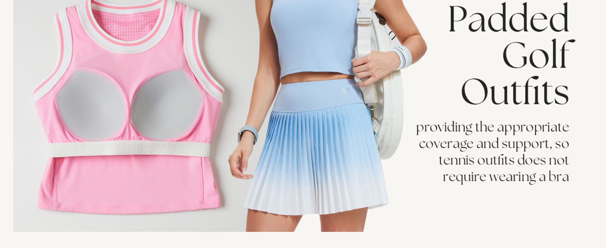 Women's Two-Piece Pleated Athletic Skirt Set for Tennis, Golf, and Pickleball image 12