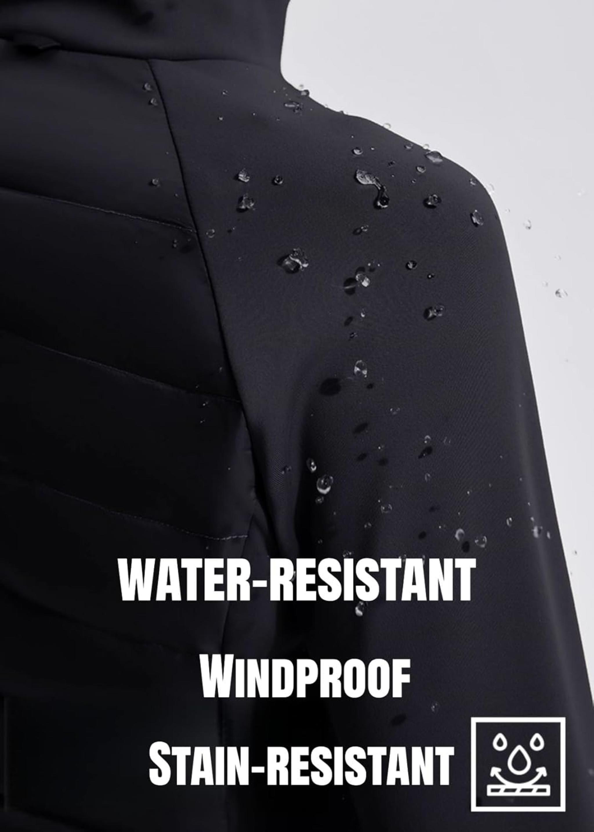 Men's Lightweight 800 Fill Power Water Resistant Quilted Down Jacket