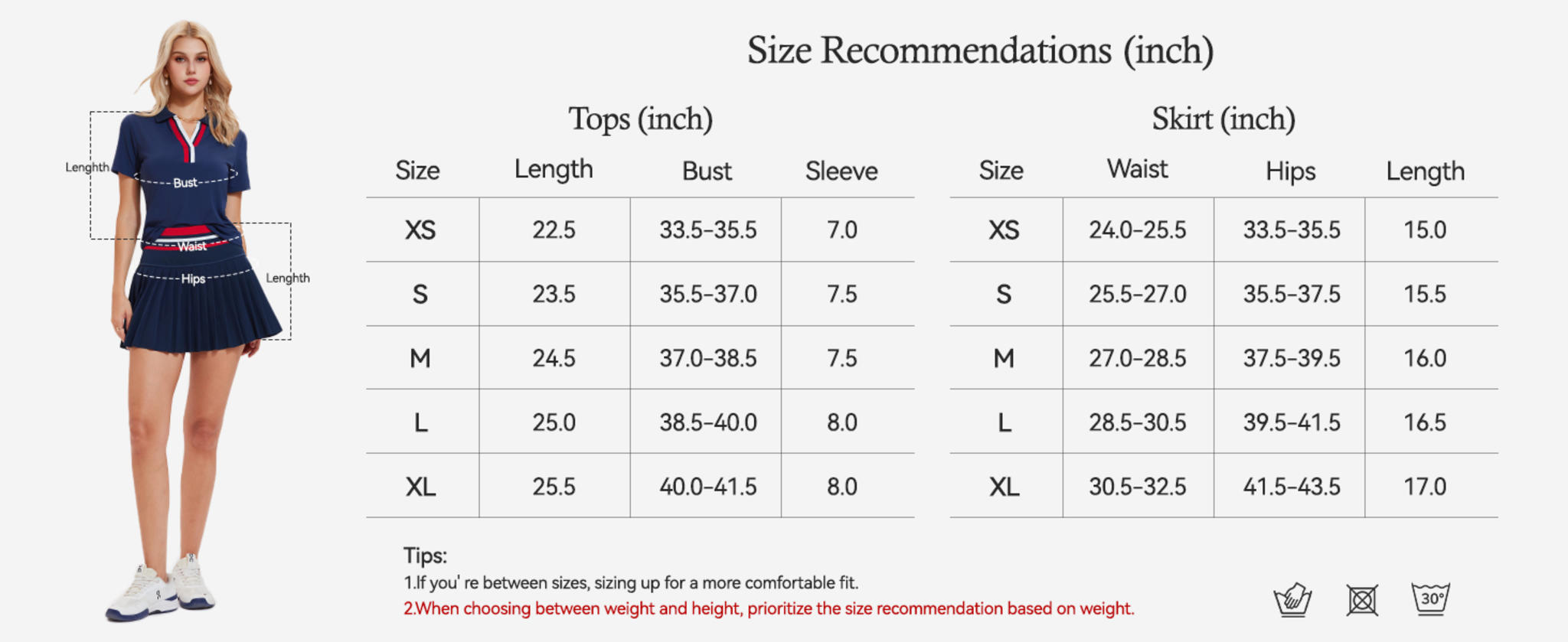 Women's Color Block V-Neck Tennis Skirt Set - Two Piece Athletic Outfit image 12