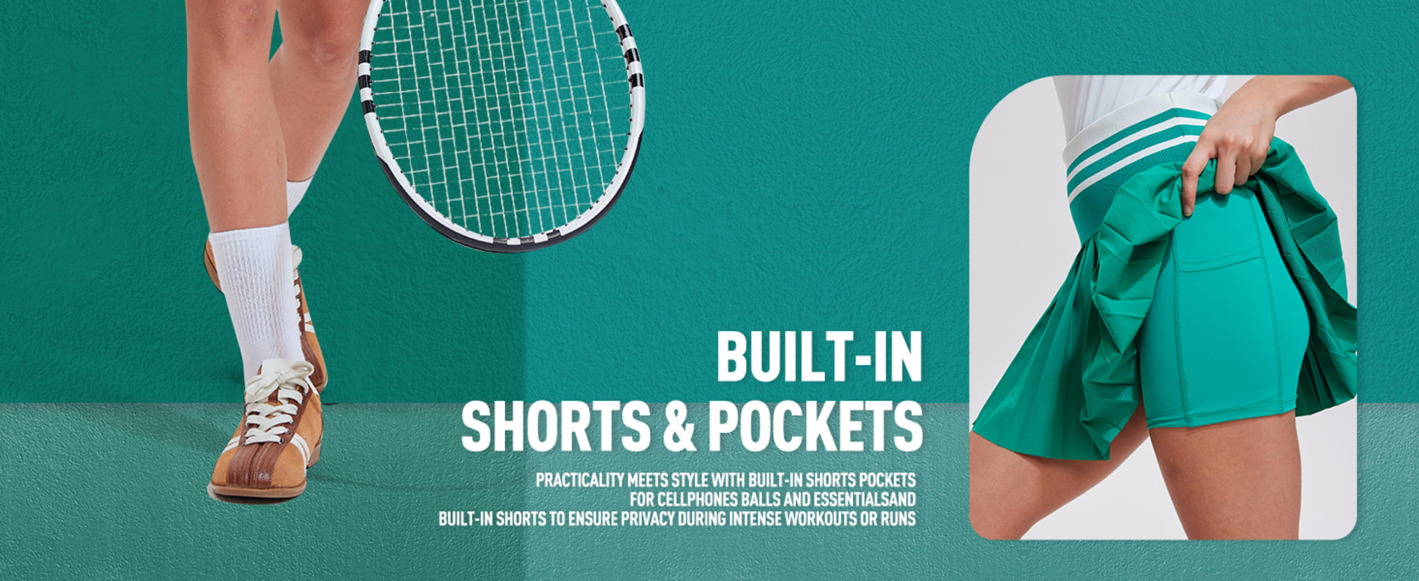 Women's Color Block Tennis Skirt Set - Two Piece Golf Polo Outfit image 12