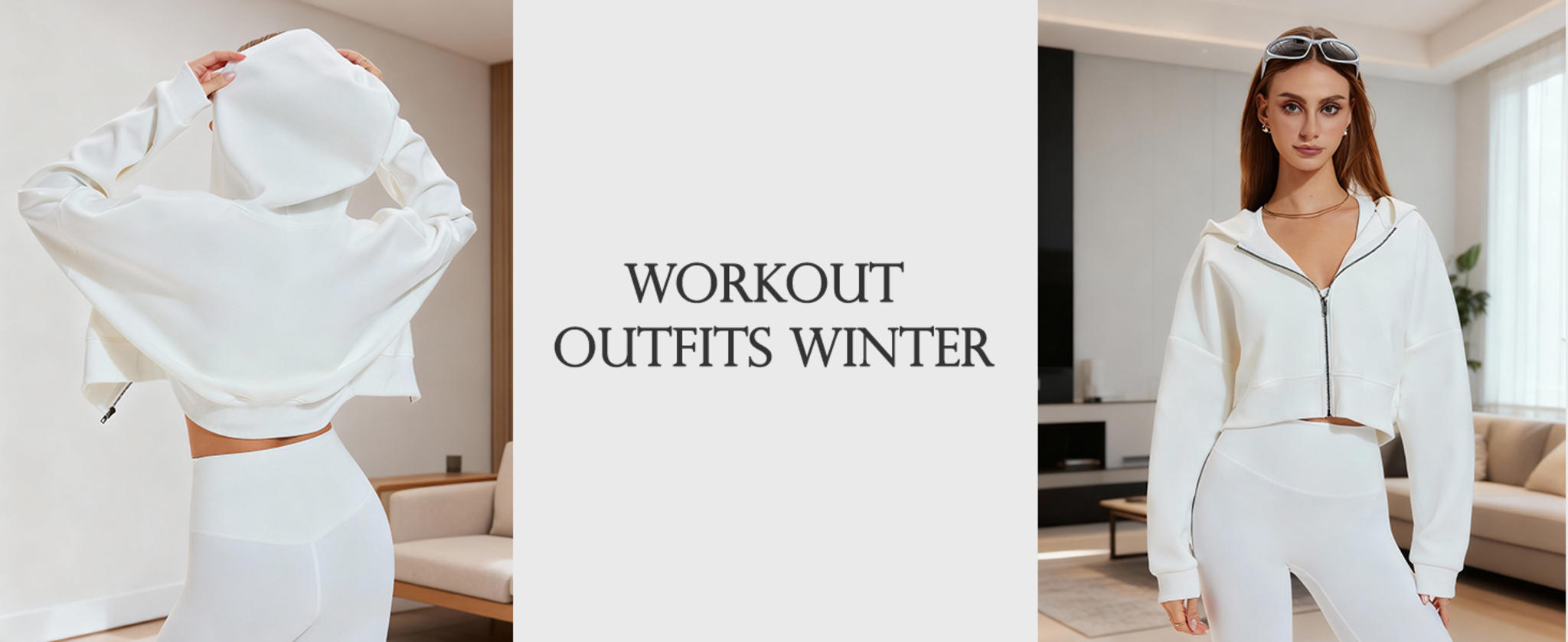 Women's Y2K Cropped Zip-Up Hoodie - Versatile Long Sleeve Workout Jacket image 11