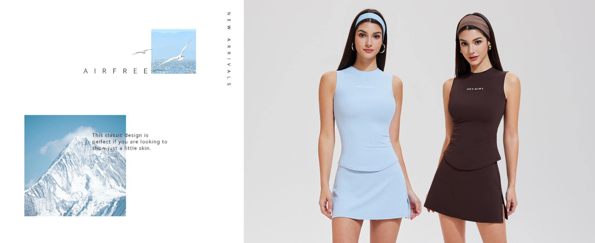 Women's Two Piece Athletic Tennis Skirt and Sleeveless Top Set image 7