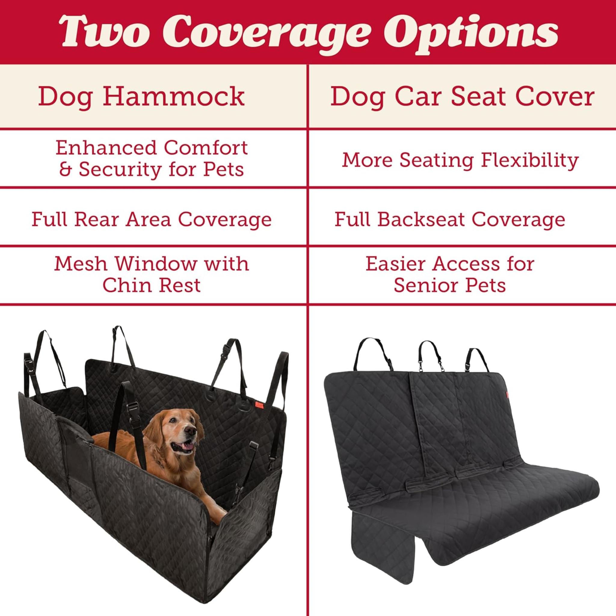 Waterproof Dog Car Seat Cover - Non-Slip Backseat Protector for SUVs, Trucks, and Sedans