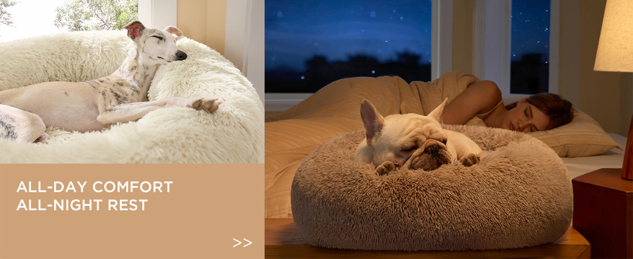 Calming Donut Dog Bed, 30-inch Washable Round Faux Fur Pet Bed for Medium Dogs up to 45 lbs image 16