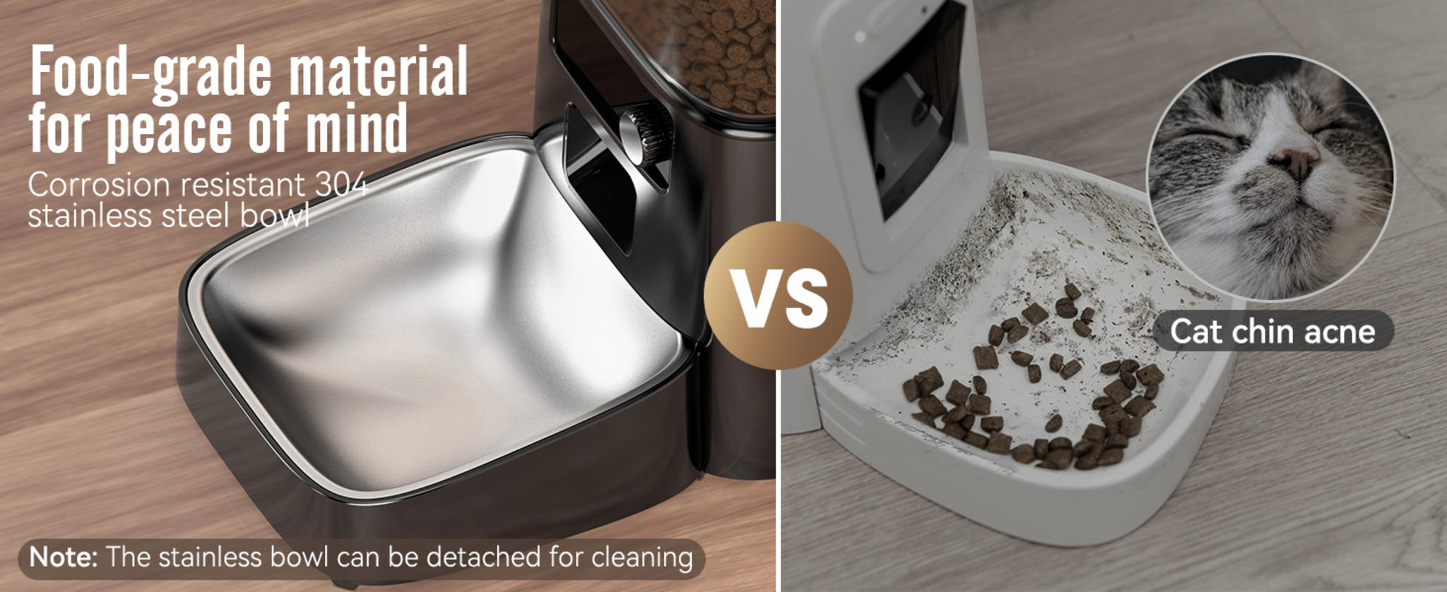 Automatic Cat Feeder with WiFi App Control and Precise Portion Management image 18