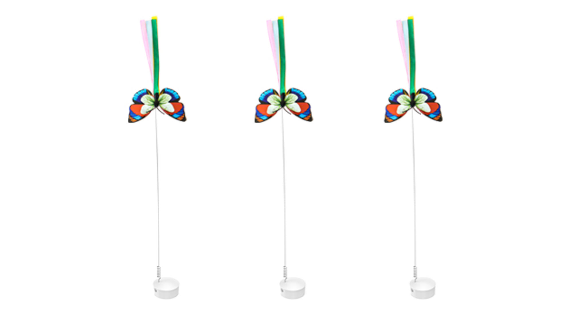 3-in-1 Automatic Interactive Cat Toy with Fluttering Butterfly and Hide-and-Seek Feather image 12