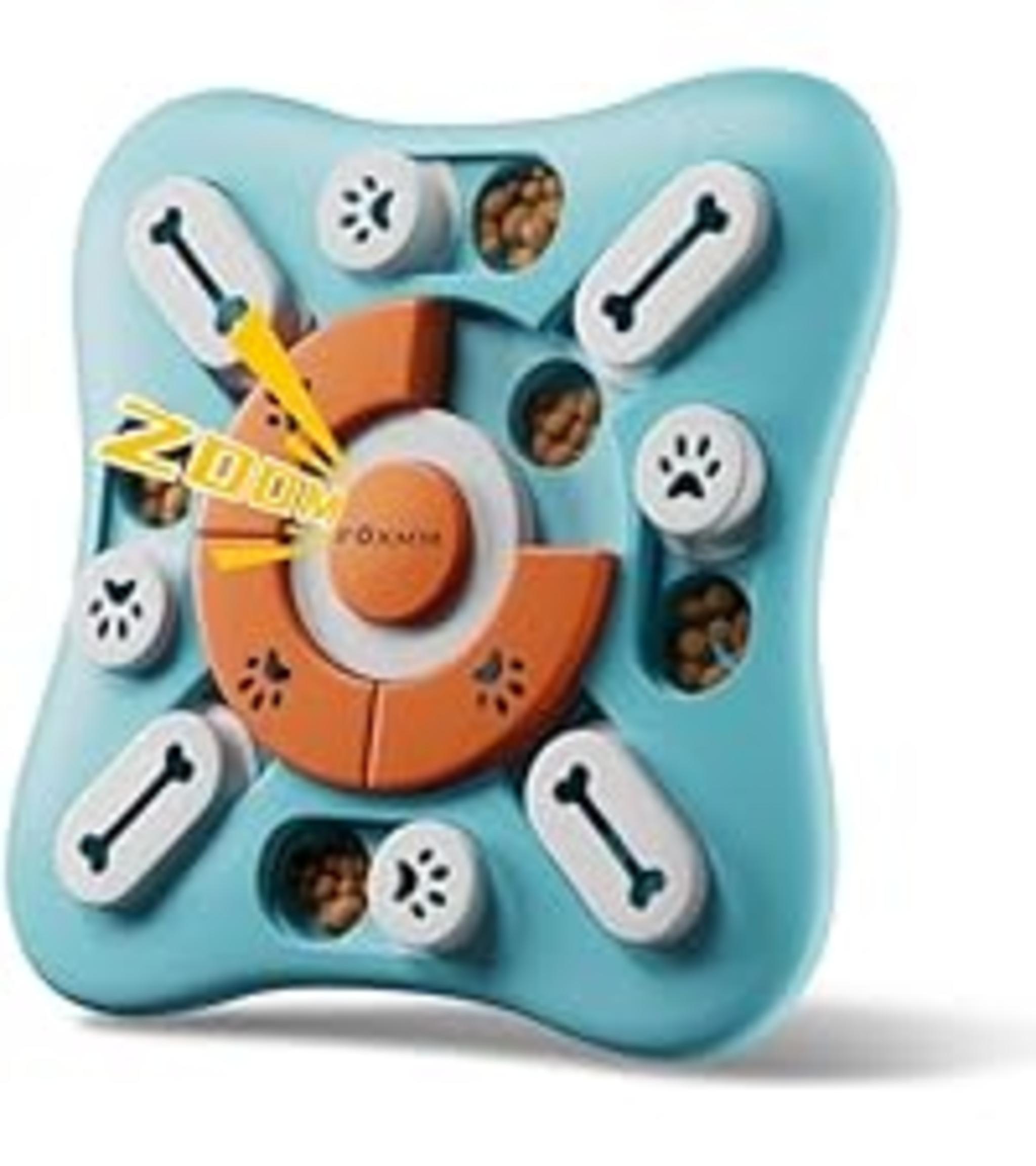 Interactive Dog Puzzle Toy for IQ Training, Squeaky Slow Feeder for Mental Stimulation image 12