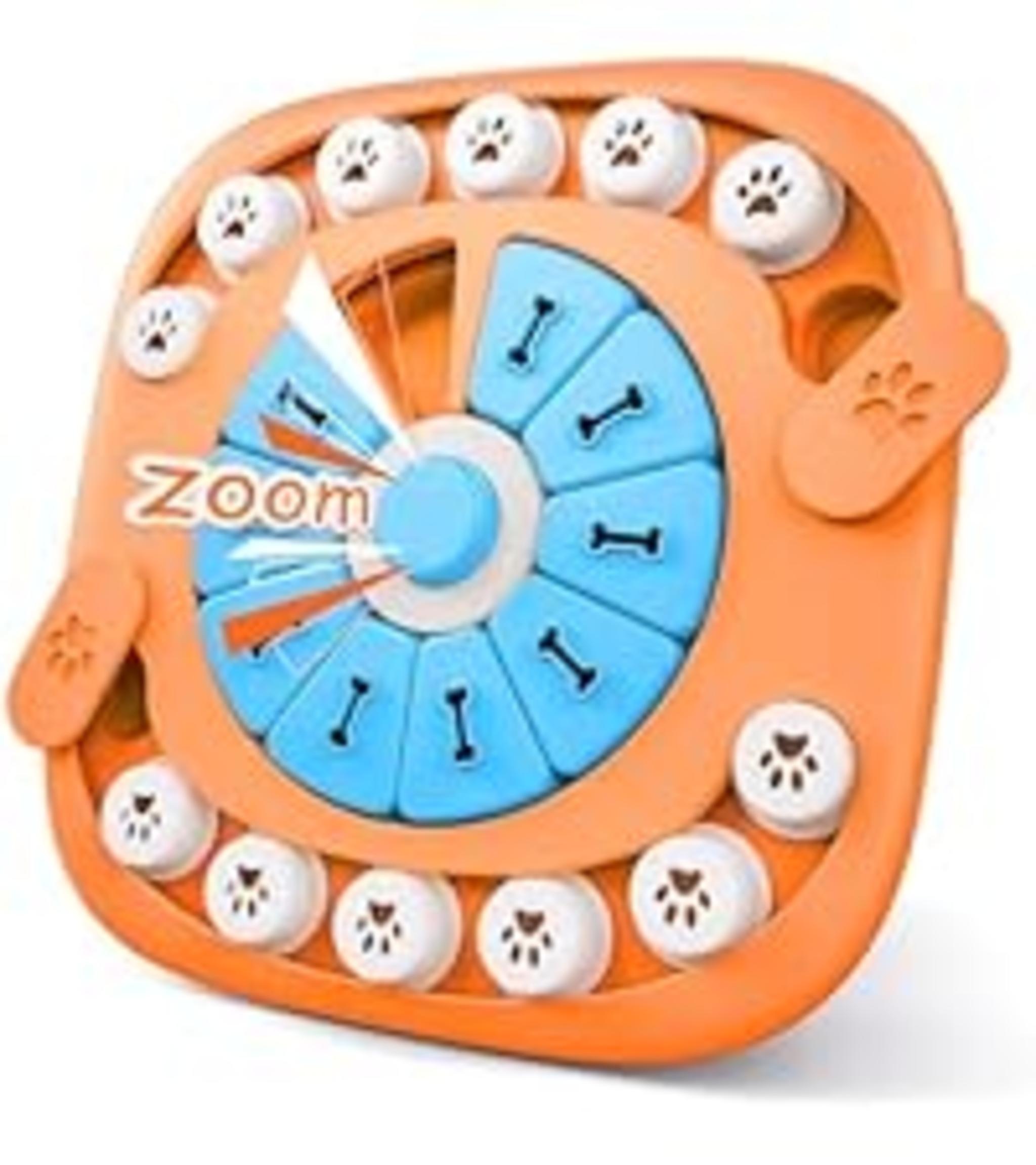 Interactive Dog Puzzle Toy for IQ Training, Squeaky Slow Feeder for Mental Stimulation image 14