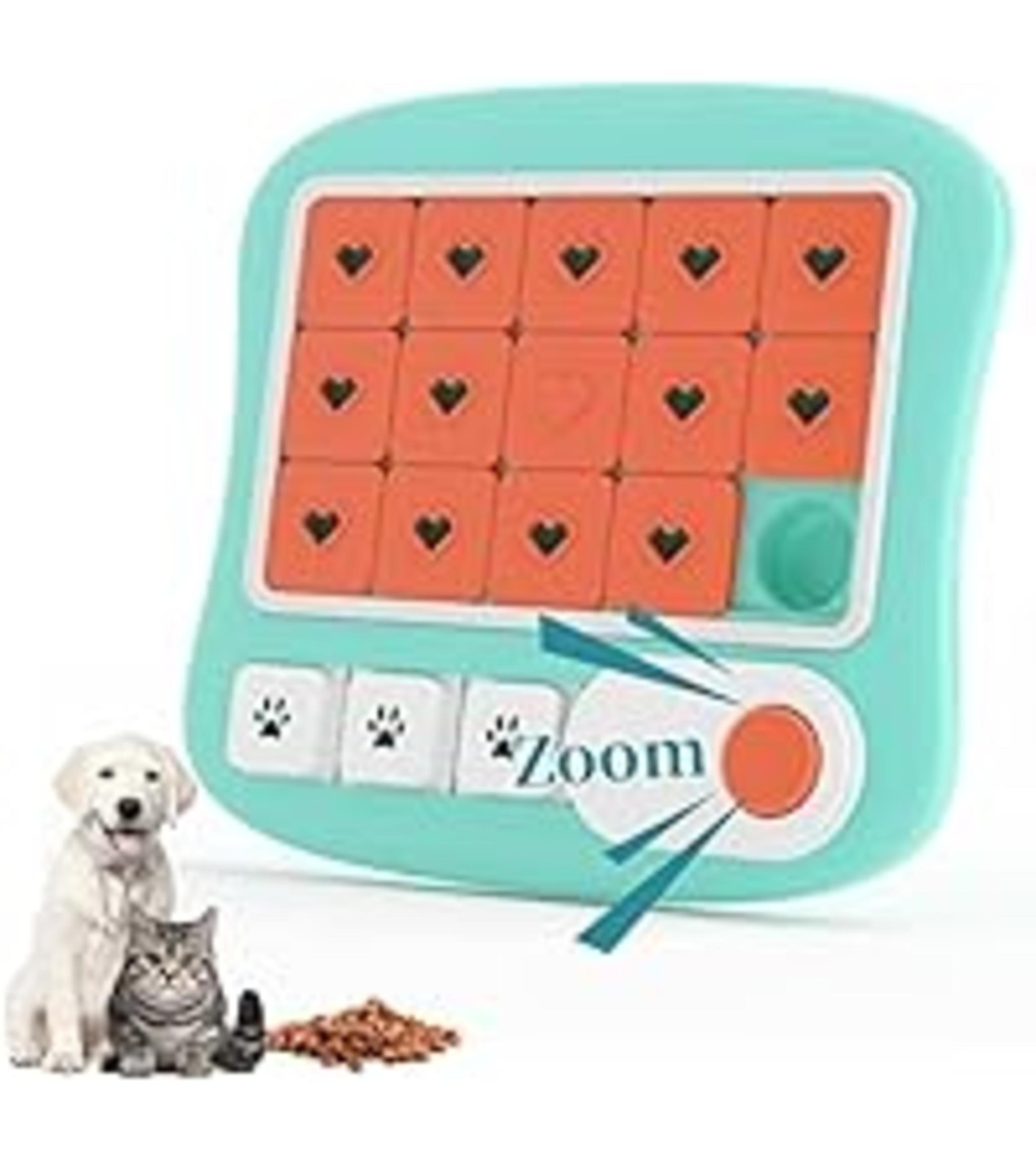 Interactive Dog Puzzle Toy for IQ Training, Squeaky Slow Feeder for Mental Stimulation image 15