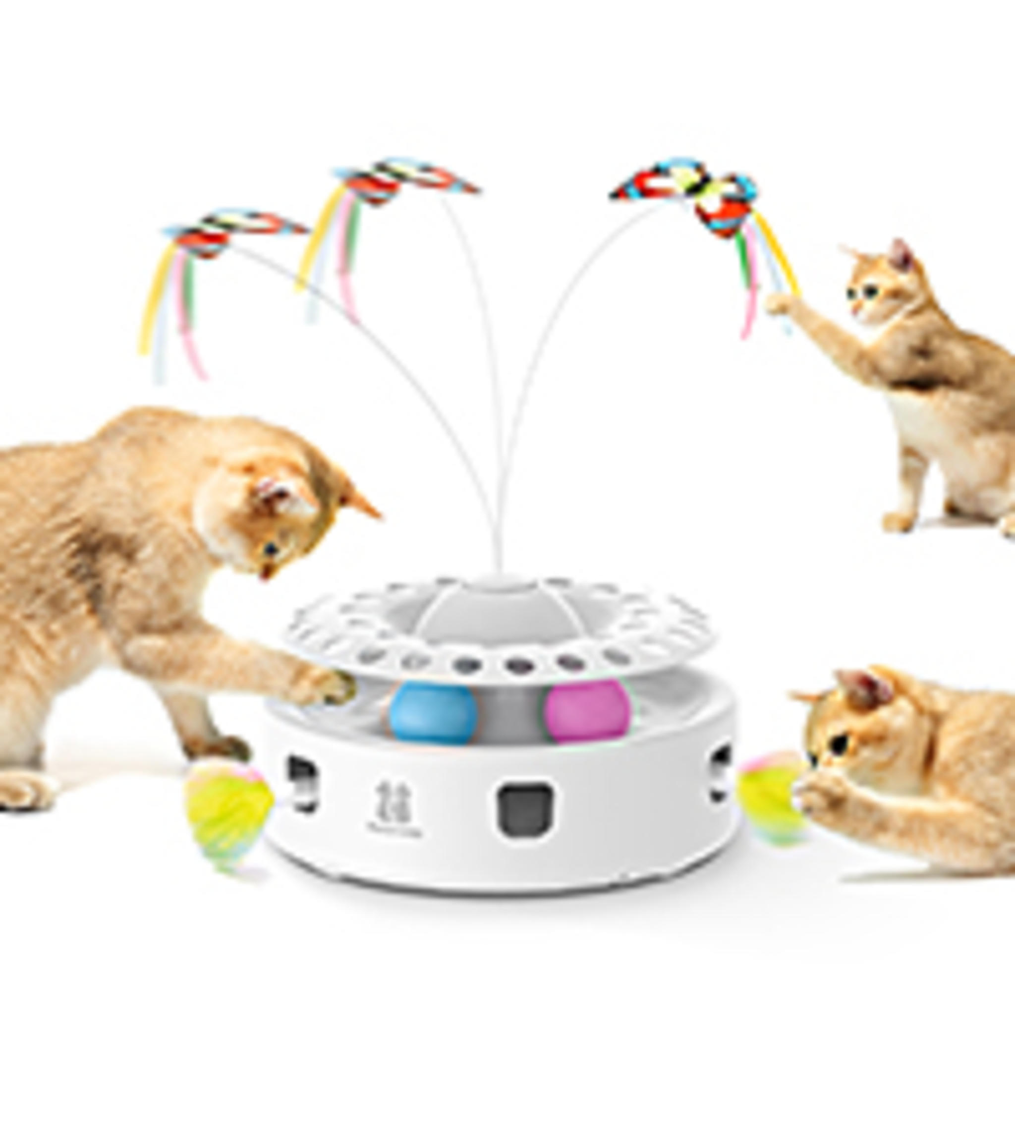 3-in-1 Automatic Interactive Cat Toy with Fluttering Butterfly and Hide-and-Seek Feather image 18