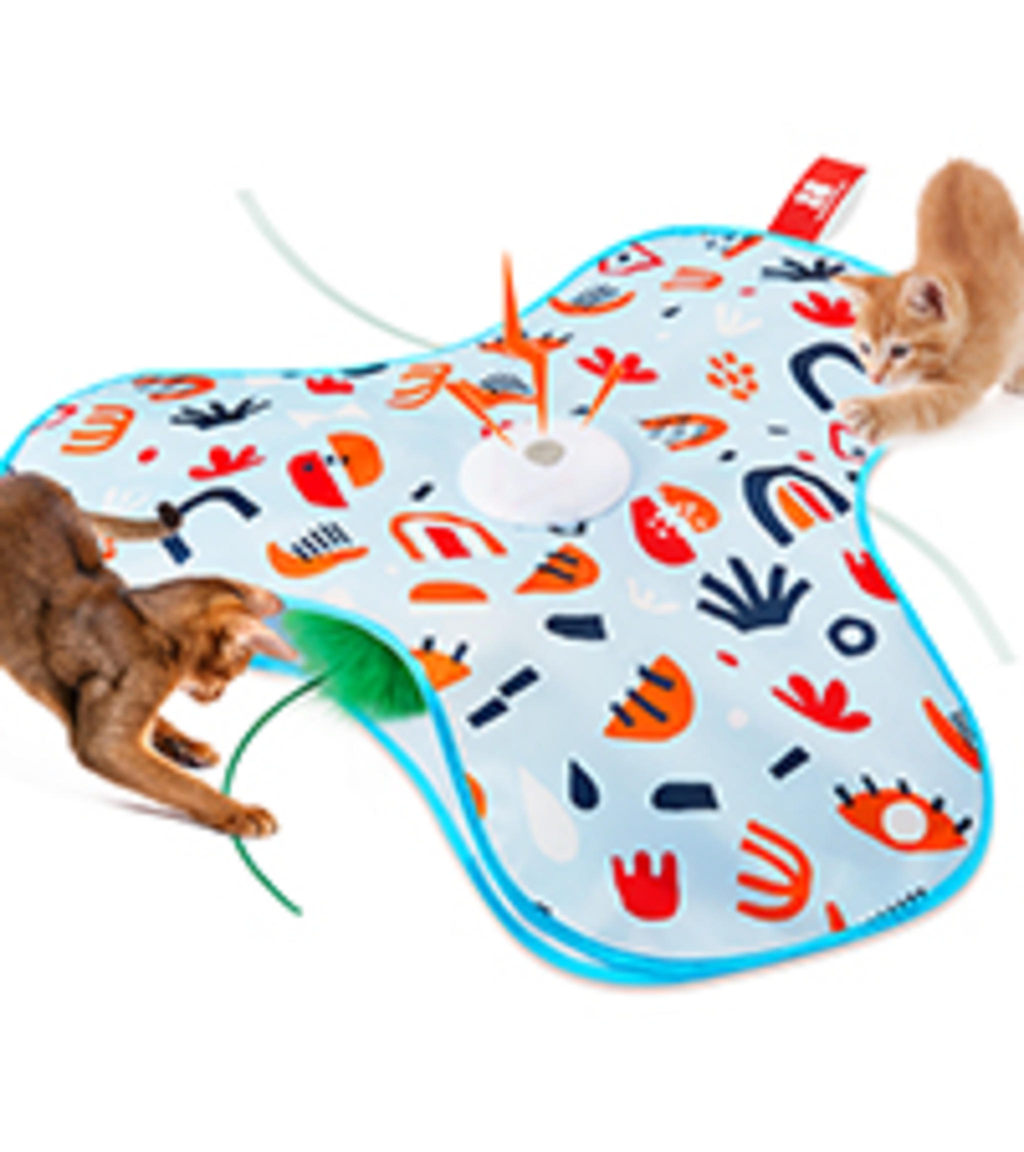 3-in-1 Automatic Interactive Cat Toy with Fluttering Butterfly and Hide-and-Seek Feather image 19