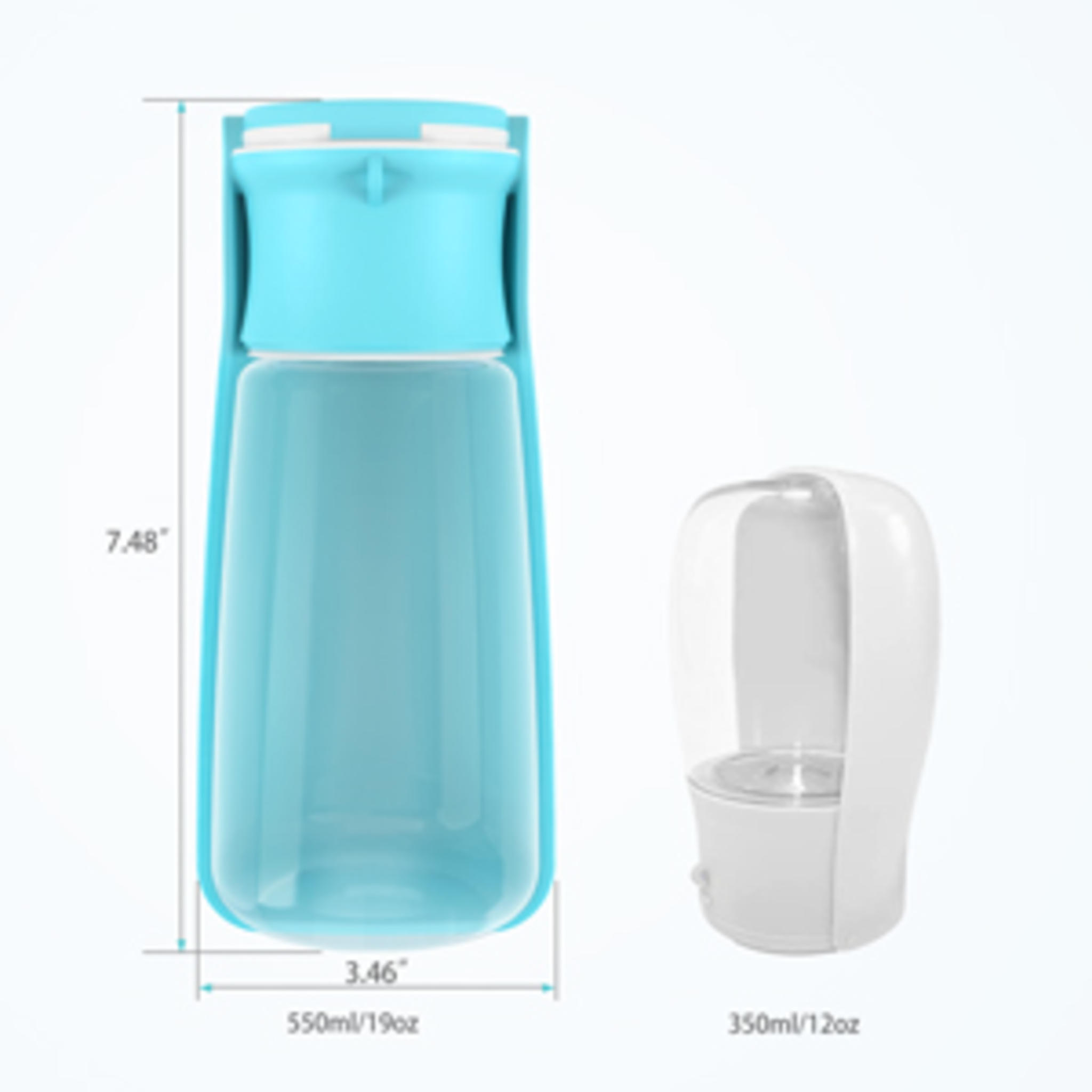 Foldable Portable Dog Water Bottle with Leak-Proof Seal for Walking and Travel image 10
