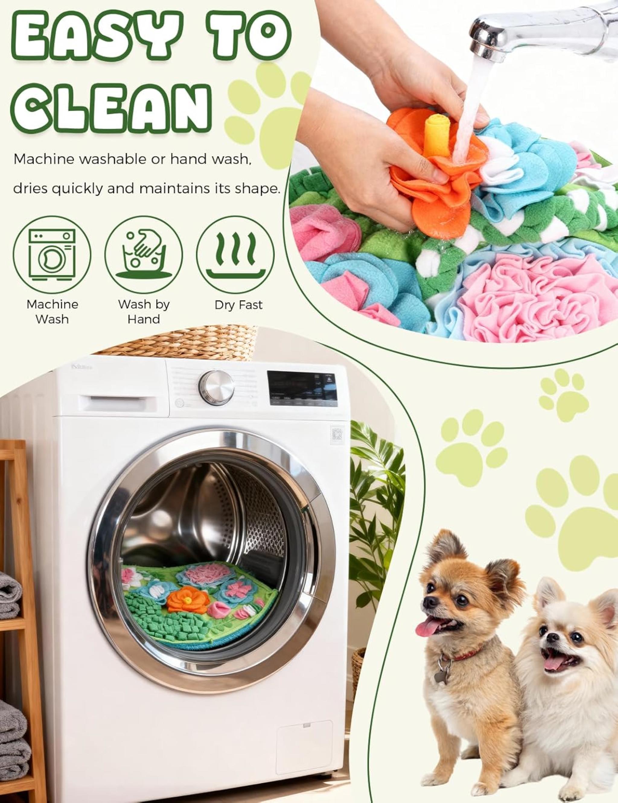 Interactive Dog Snuffle Mat - Slow Feeder Puzzle for Mental Stimulation and Foraging Skills