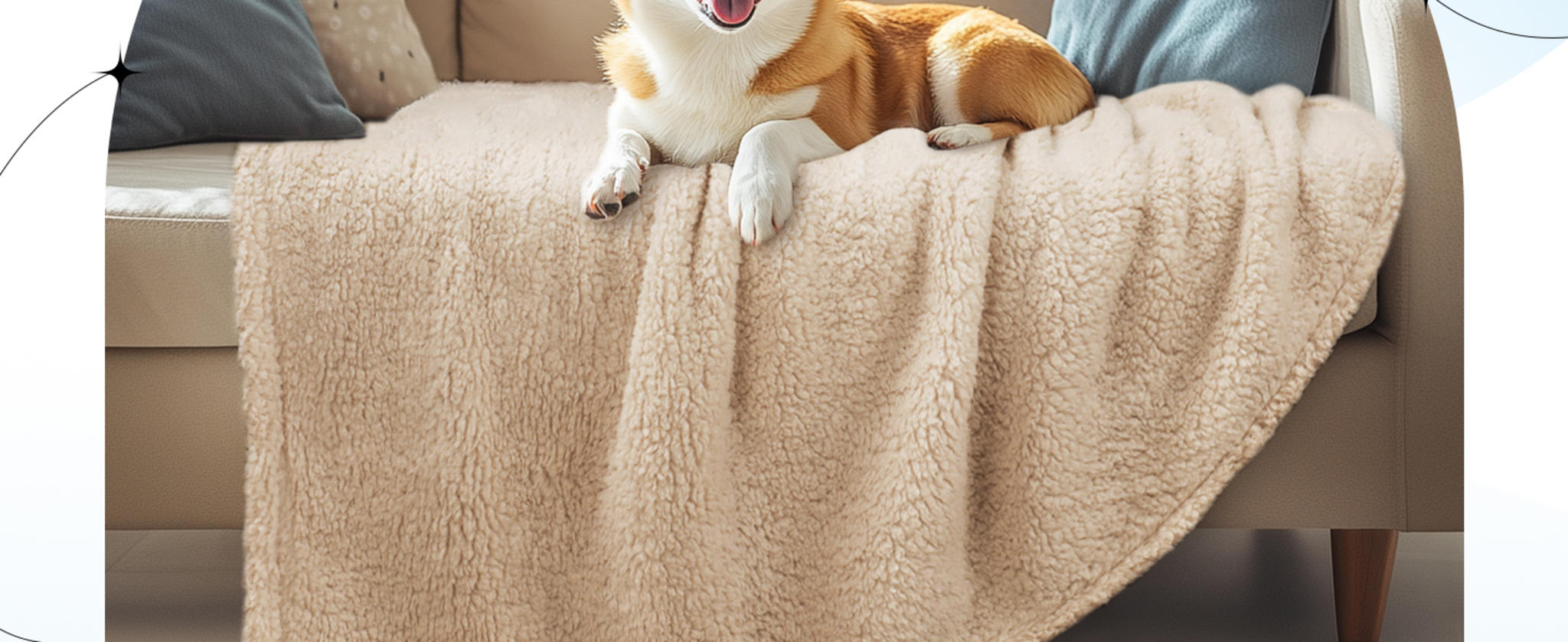 3-Pack Calming Pet Blankets, Ultra Soft Sherpa Fleece Throw for Dogs and Cats, 23x16 Inches image 10