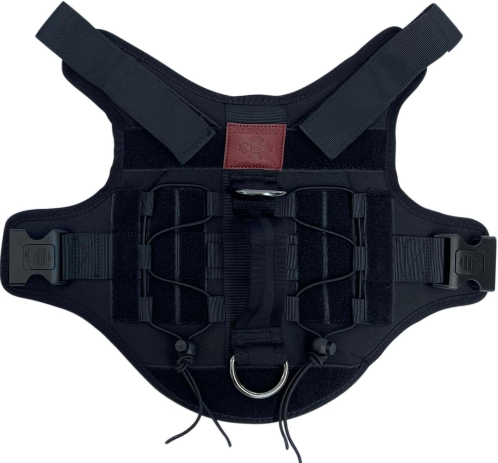 Tactical Dog Harness - Heavy Duty No-Pull Training Vest for Large Breeds with MOLLE System