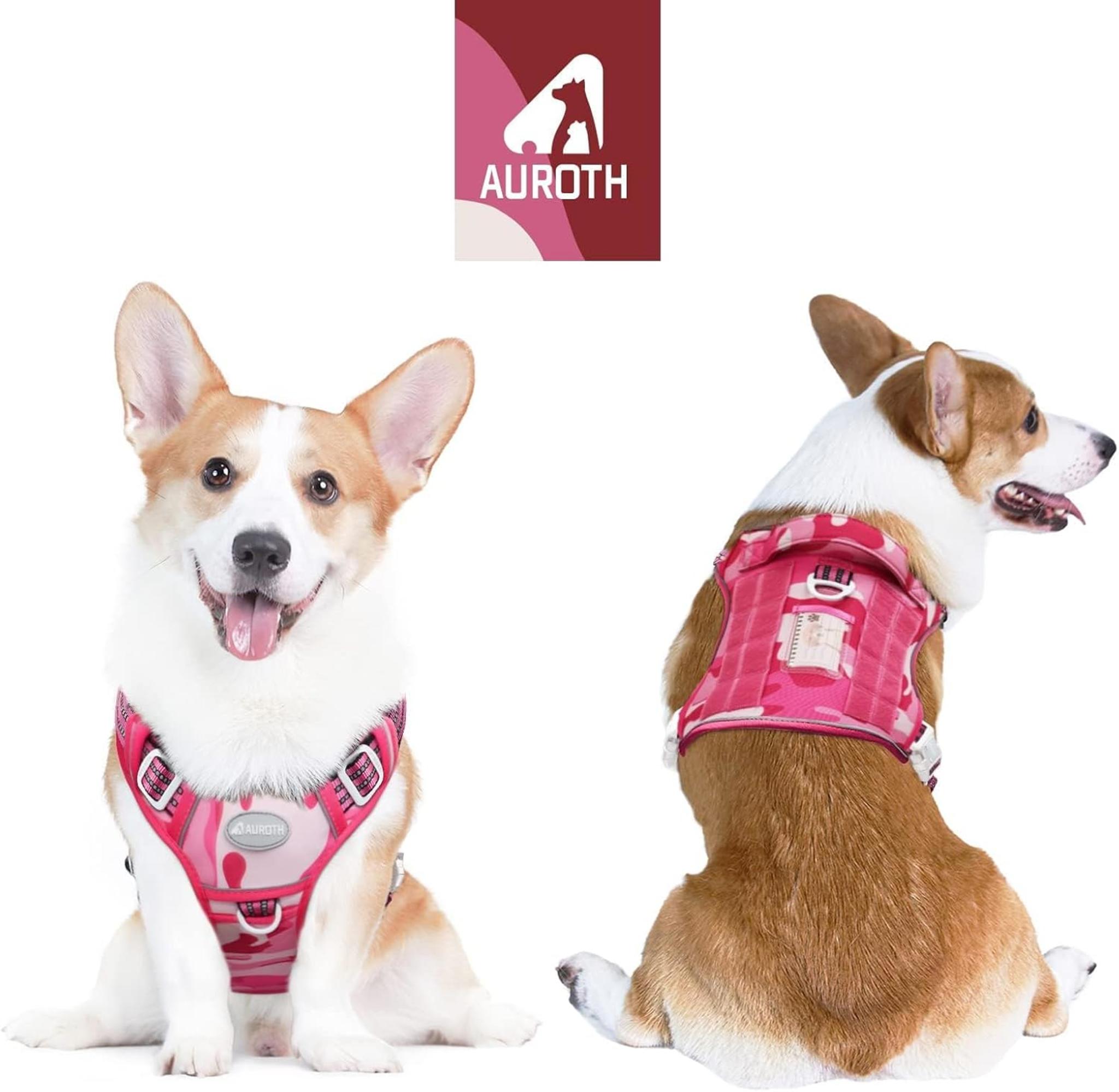 Tactical Dog Harness No Pull Reflective Military Pet Vest with Handle for Training