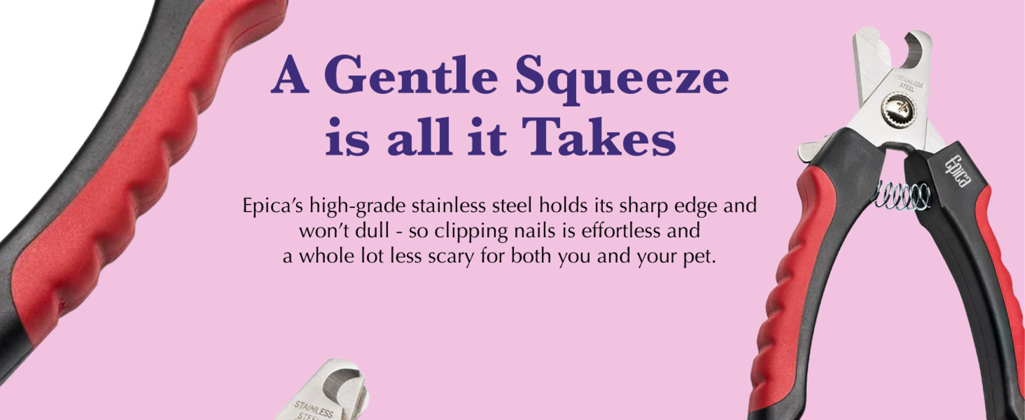 Professional Dog Nail Clipper with Safety Guard and Sharp Stainless Steel Blades for Large Breeds image 8