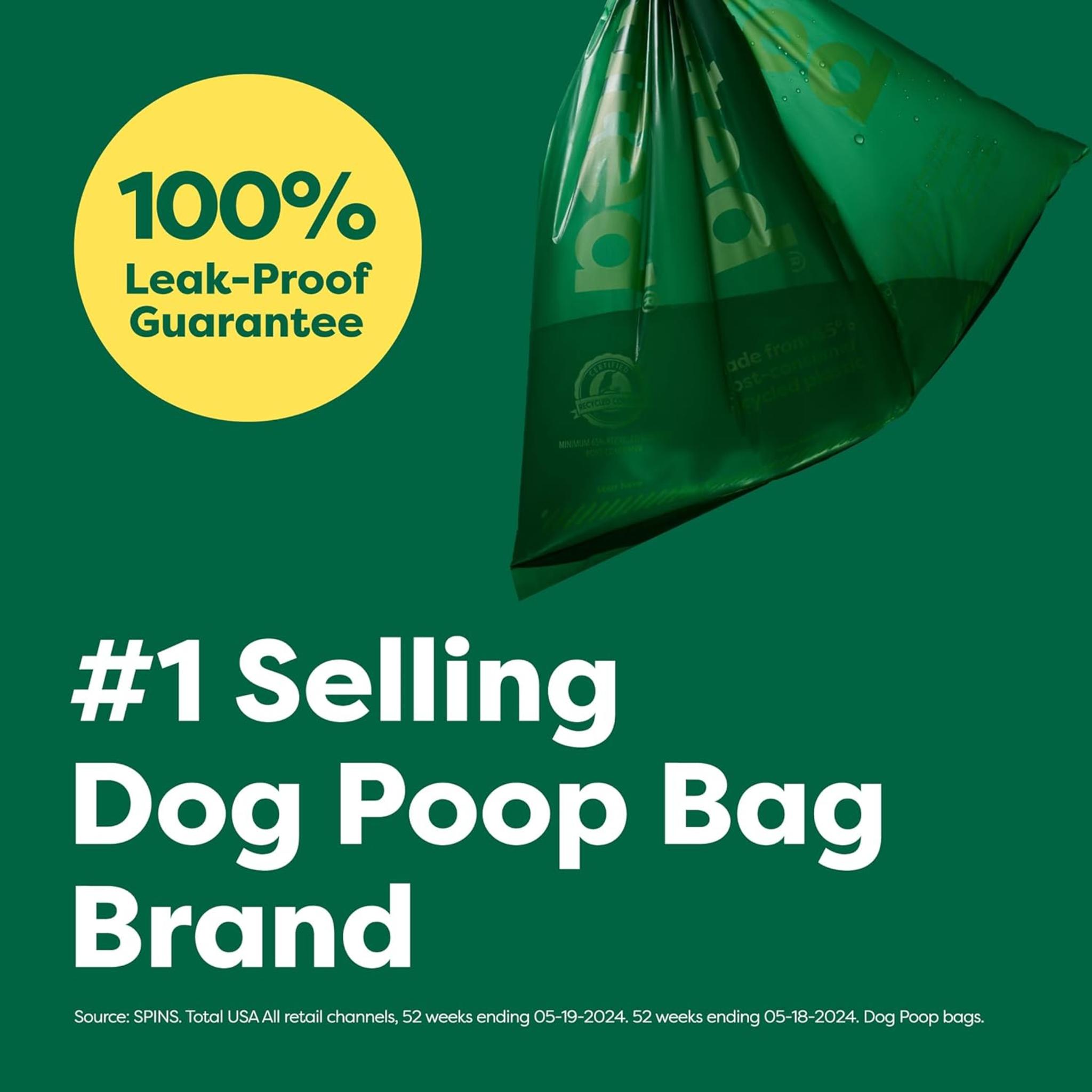 Extra Thick Leakproof Dog Poop Bags, Unscented Waste Bag Refill Rolls, 315 Count
