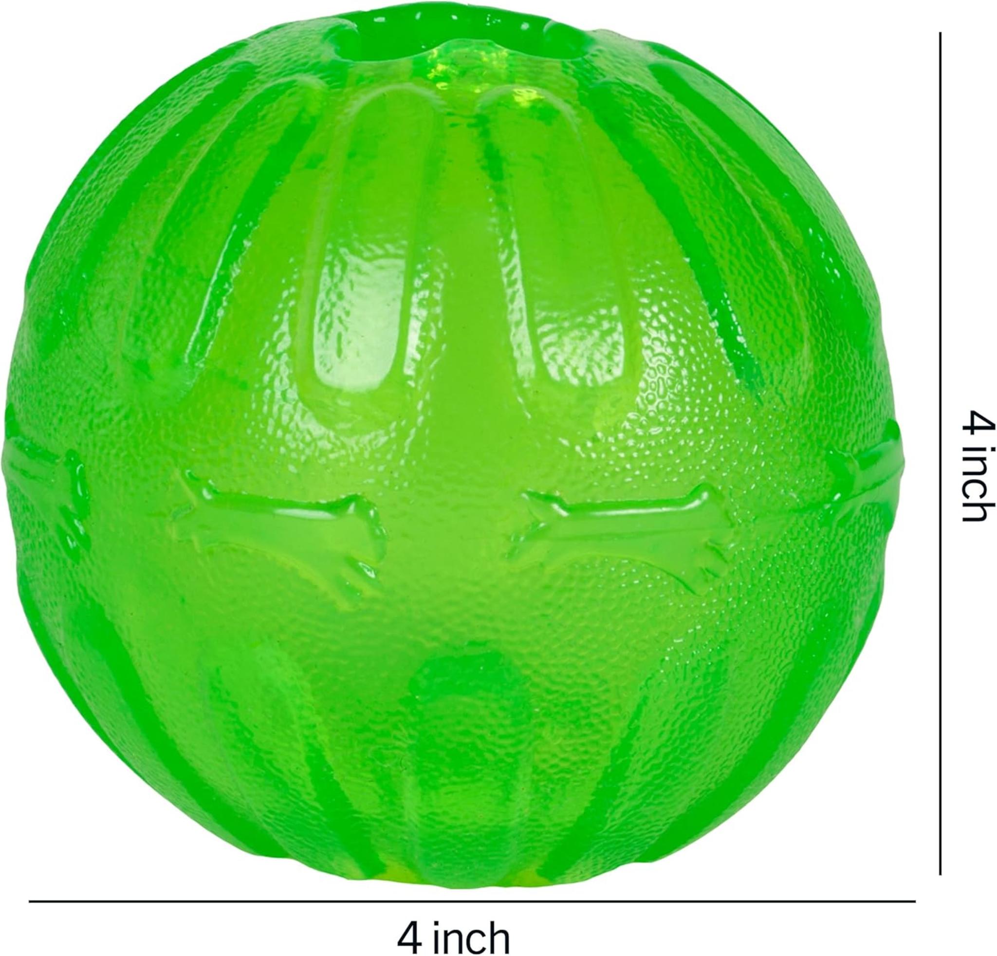 Durable Treat Dispensing Chew Ball for Large Dogs - Tough Rubber Alternative