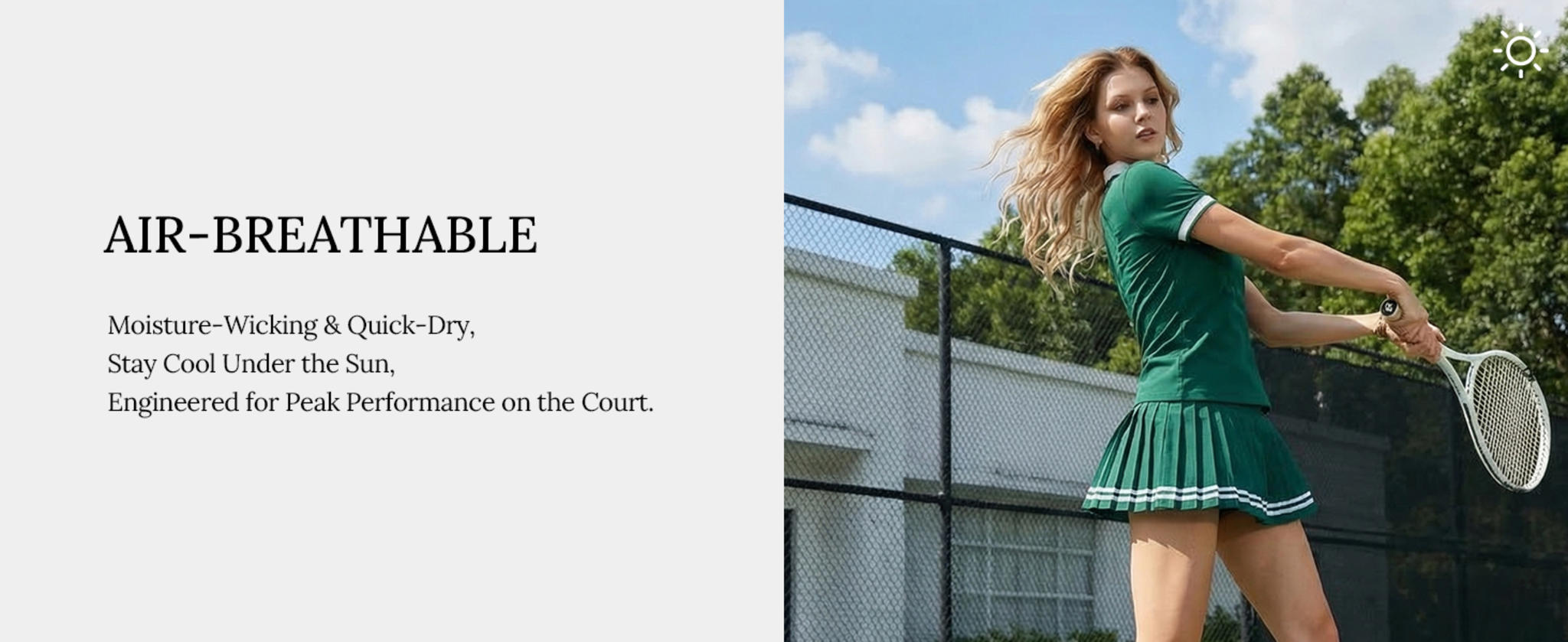 Women's 2 Piece Tennis Skirt Set - Pleated Polo Skort with Pockets image 16