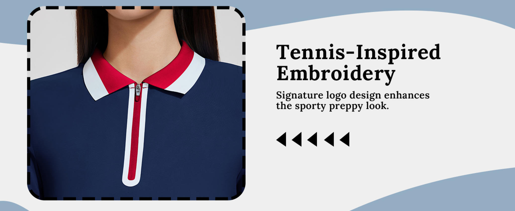 Women's 2-Piece Athletic Tennis Skirt Set with Polo V-Neck Top image 16