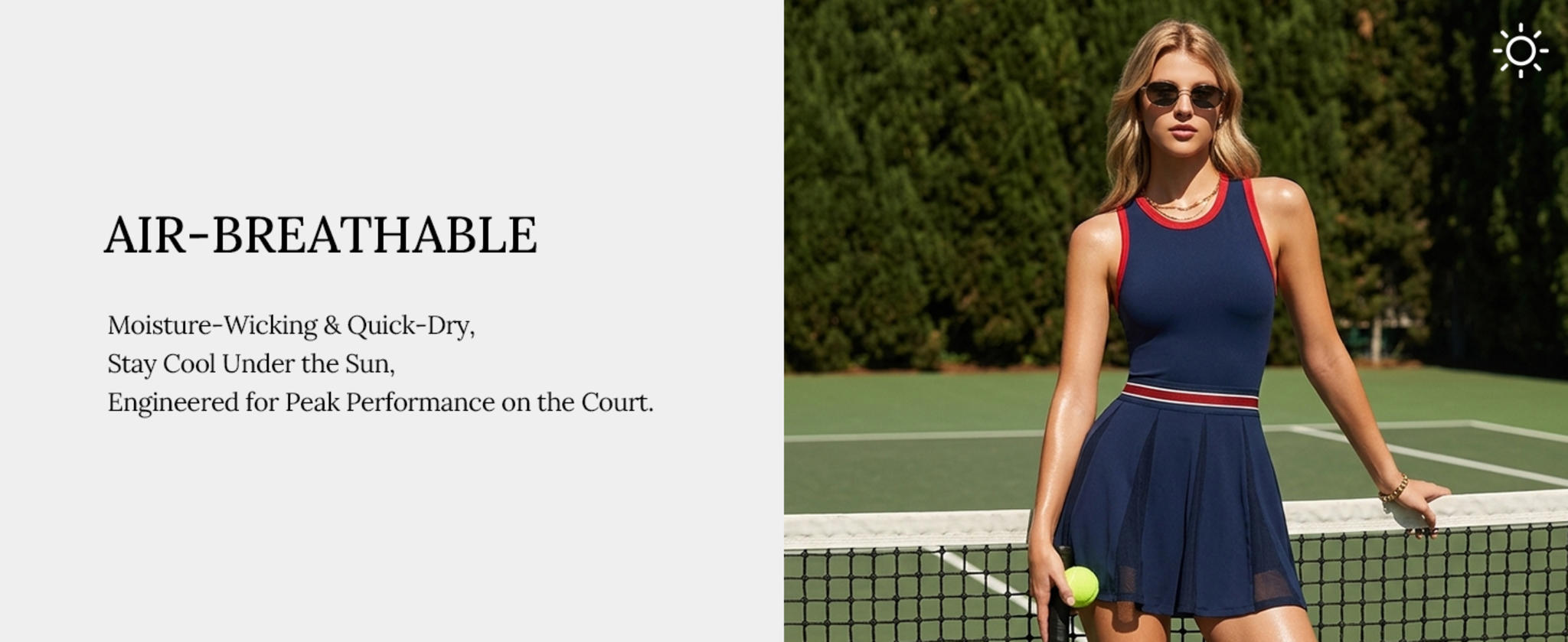Women's Sleeveless Tennis Golf Dress - Racerback Cutout Pleated Mini Skater Dress image 14