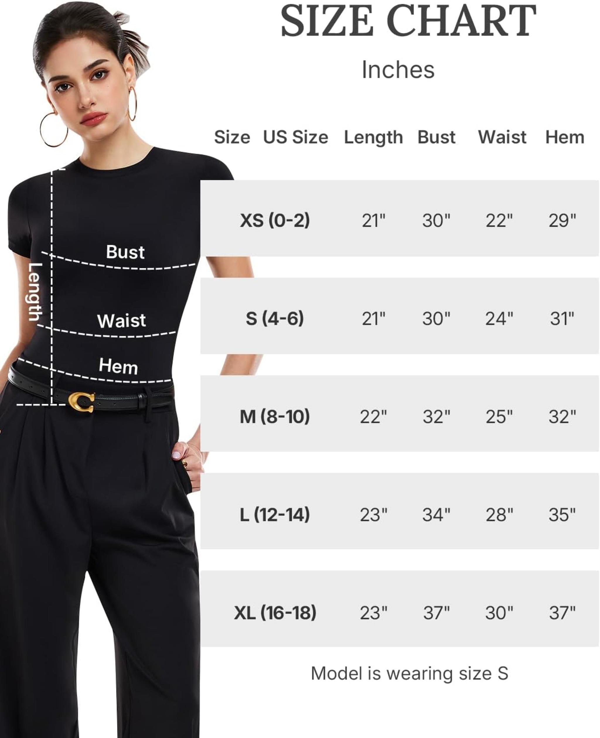 Women's Slim Fit Compression Workout Top - Stretchy Short Sleeve Y2K Tee