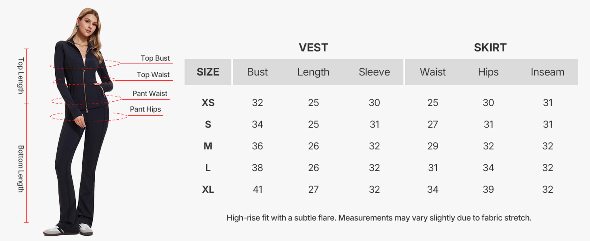 Women's 2 Piece Athletic Tracksuit Set with Full Zip Jacket and Flare Leggings image 12