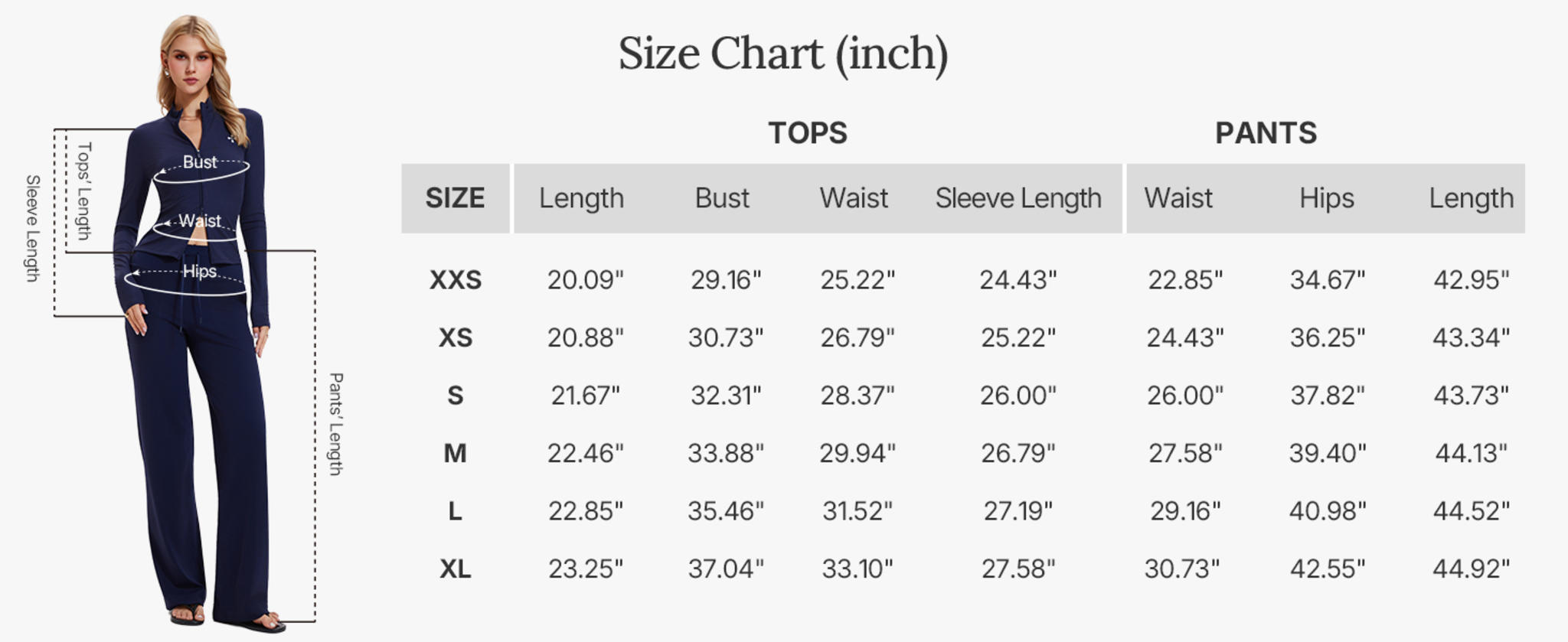 Tall Women's 2 Piece Matching Lounge Set - Y2K Zip Jacket and High Waist Pants image 14
