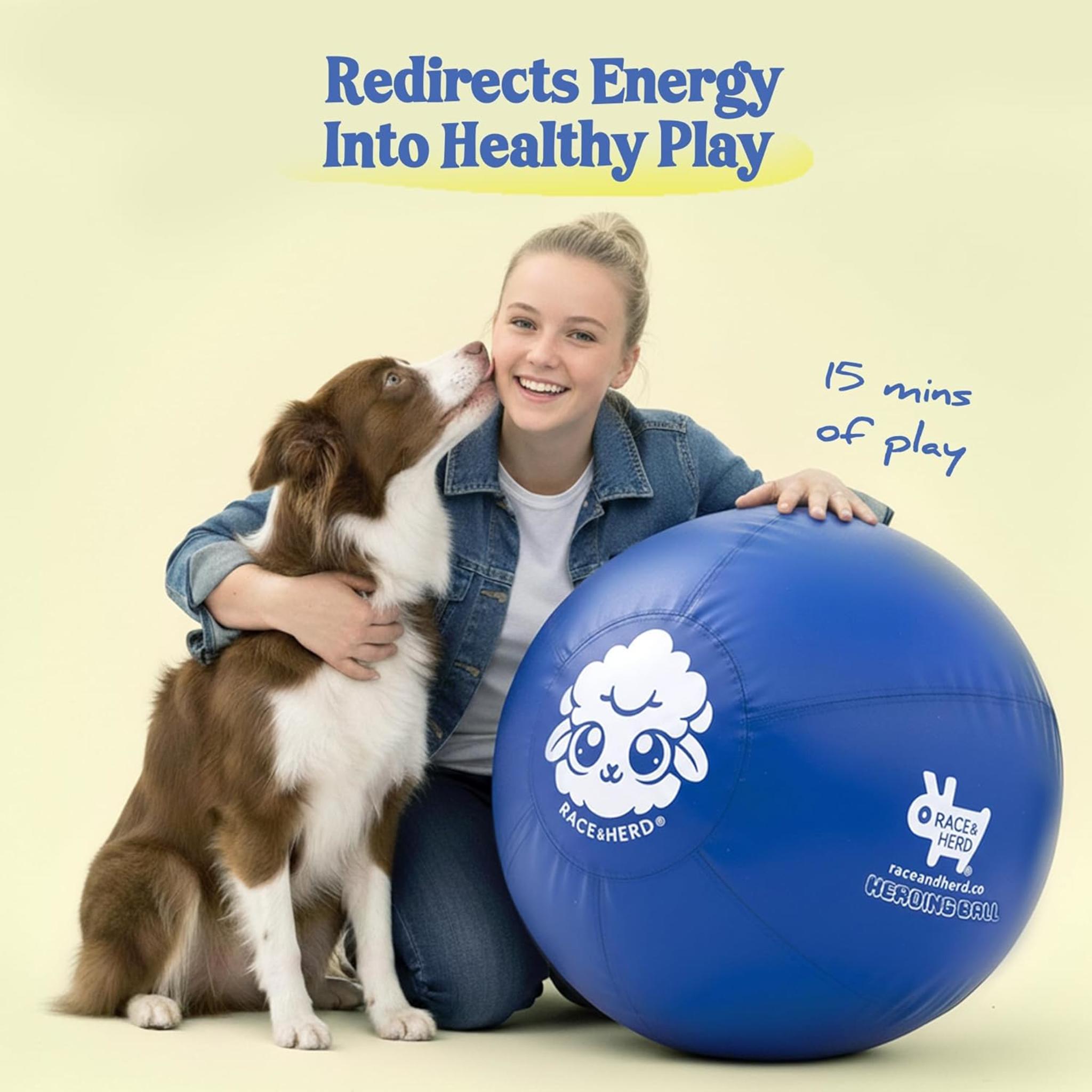 25" Original XXL Herding Ball for Large Dogs - Durable Outdoor Exercise Toy