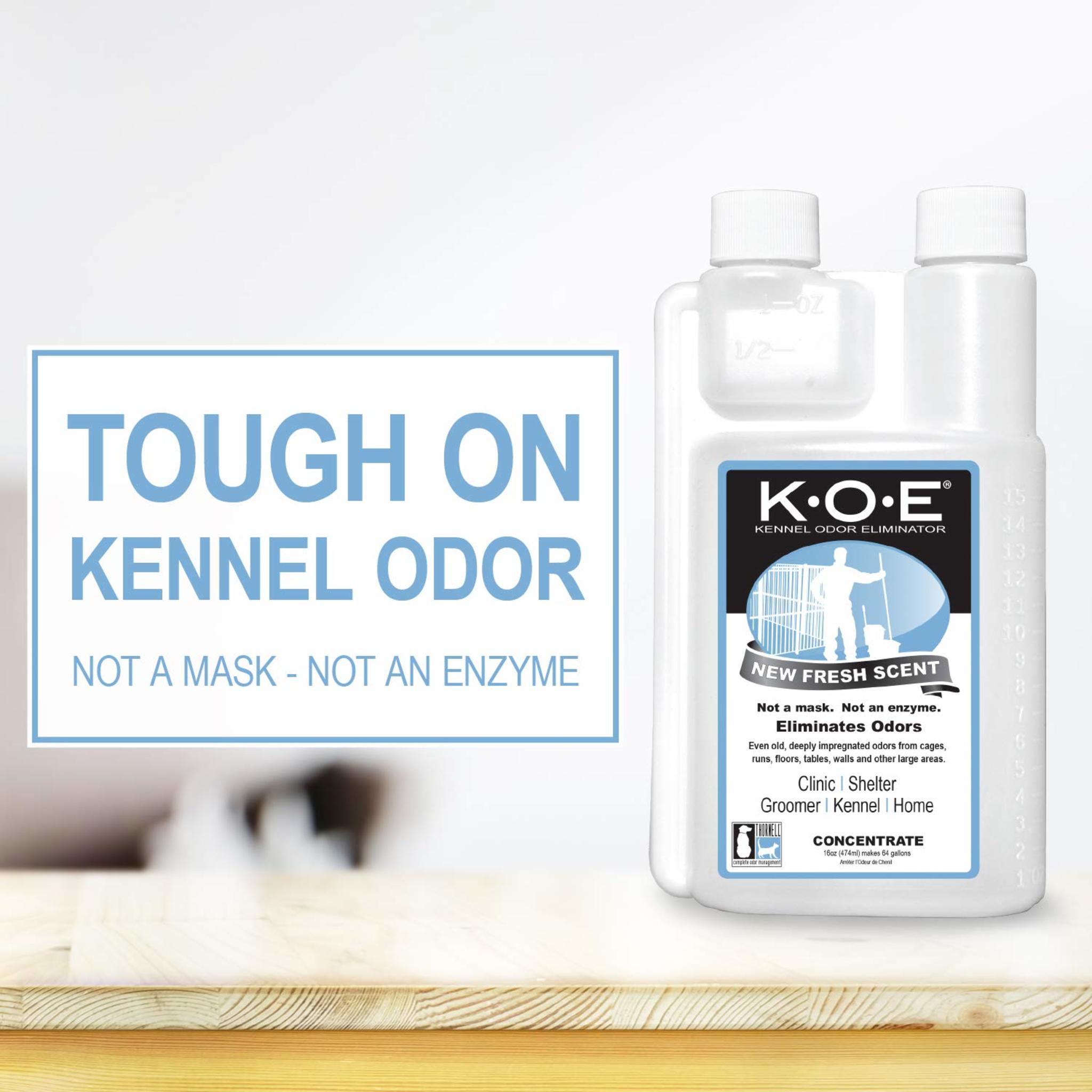 Professional Kennel Odor Eliminator Concentrate - Non-Enzymatic Formula for Cages and Runs