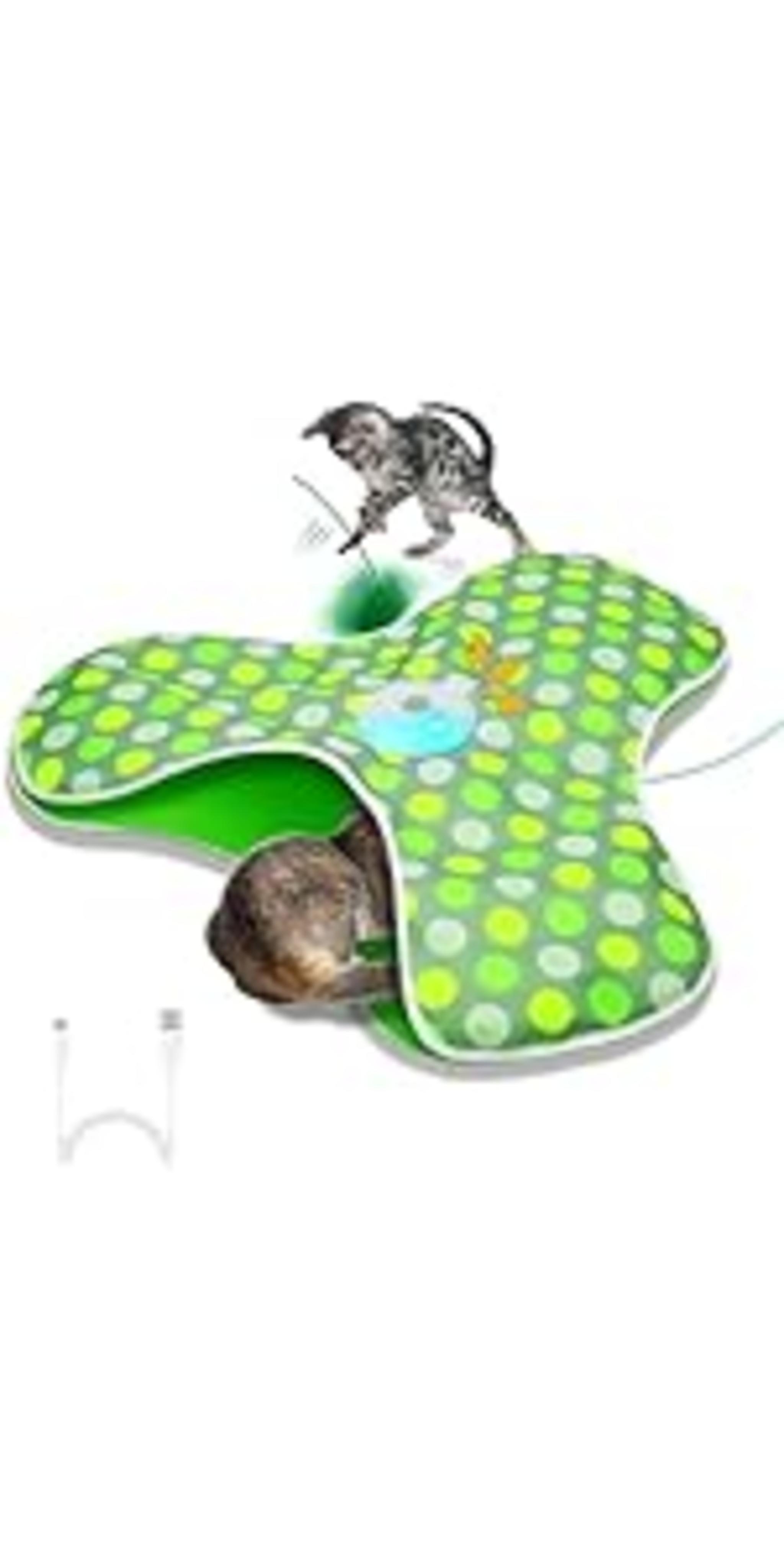 Automatic Interactive Cat Toy with Motion Activated Hide and Seek Feathers image 12