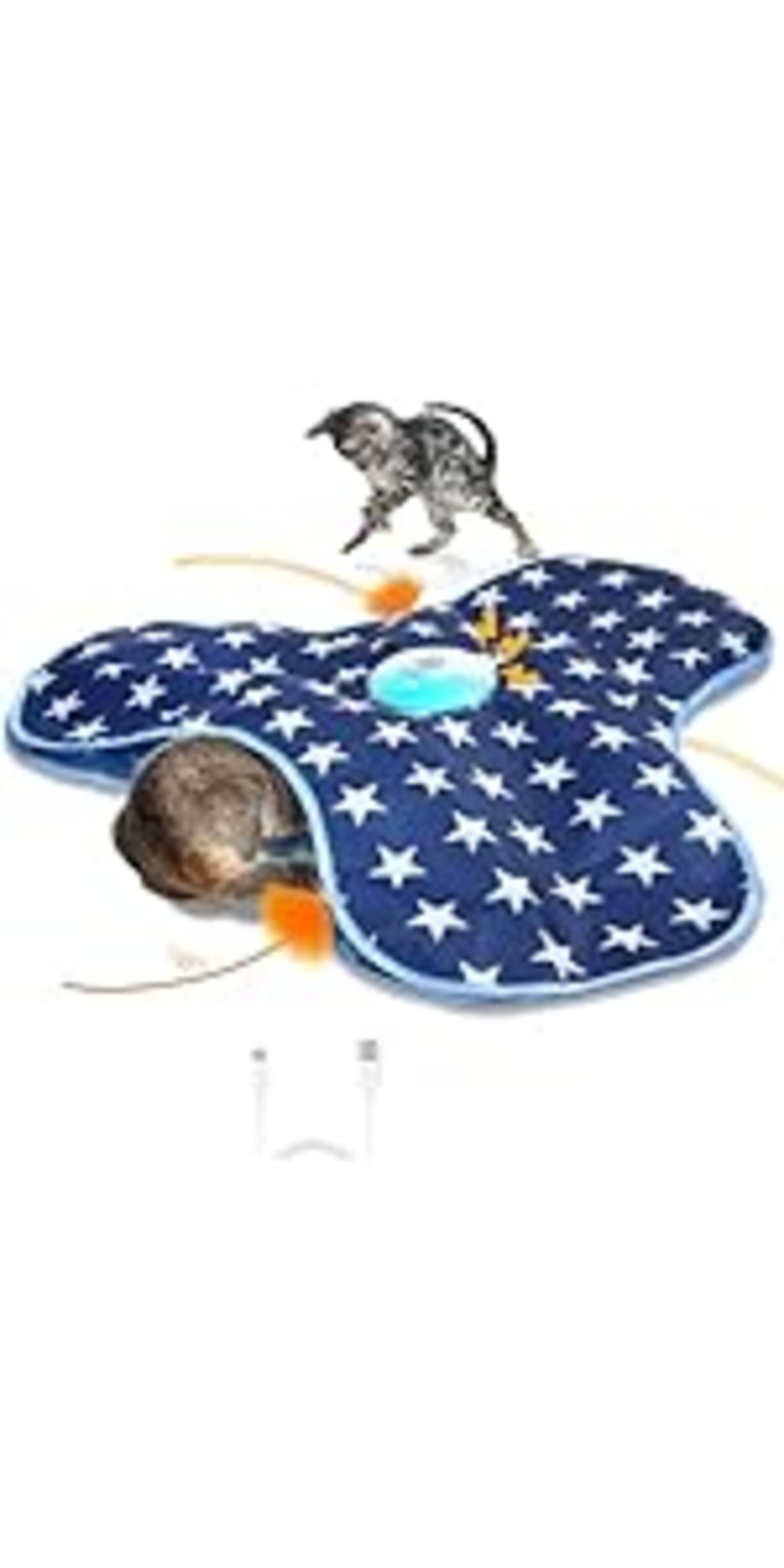 Automatic Interactive Cat Toy with Motion Activated Hide and Seek Feathers image 14