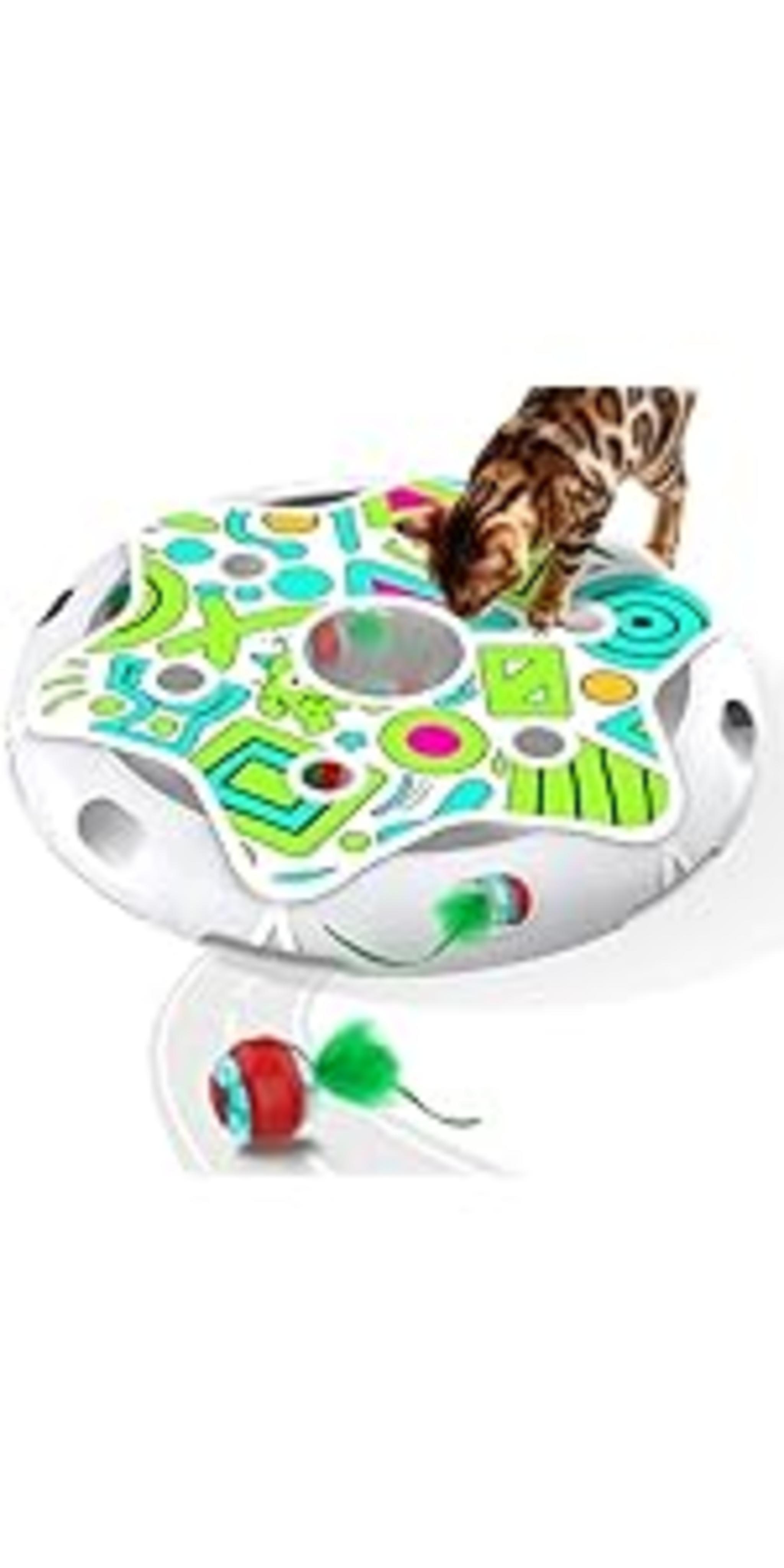 Automatic Interactive Cat Toy with Motion Activated Hide and Seek Feathers image 16