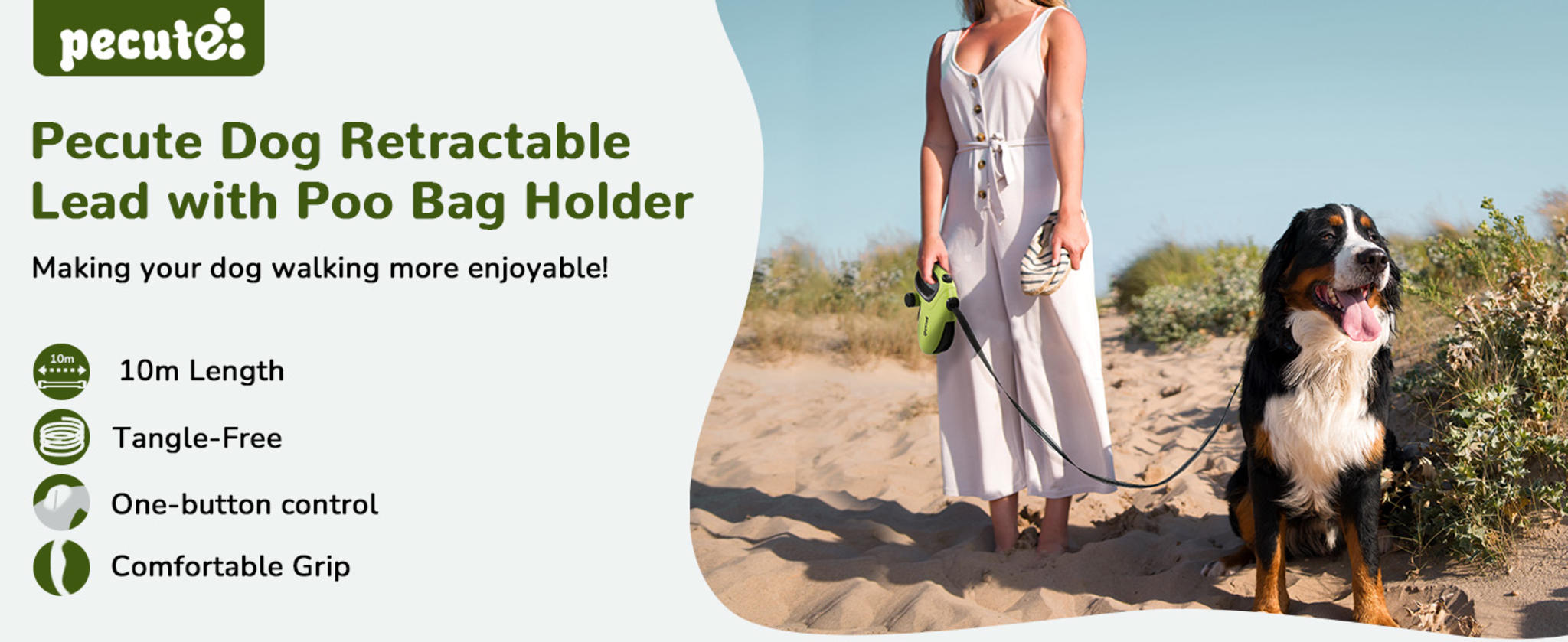 32ft Heavy Duty Retractable Dog Leash with 360° Tangle-Free Design image 9