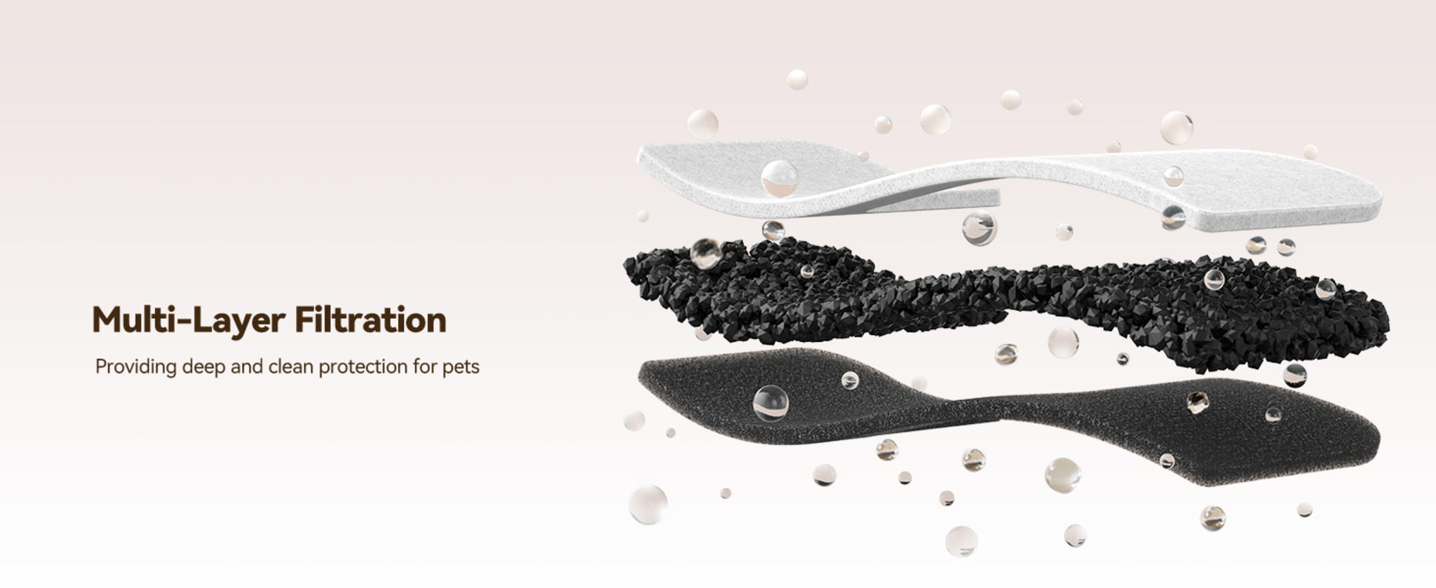 Cordless Stainless Steel Pet Water Fountain with Visual Filter & 4000mAh Battery image 13