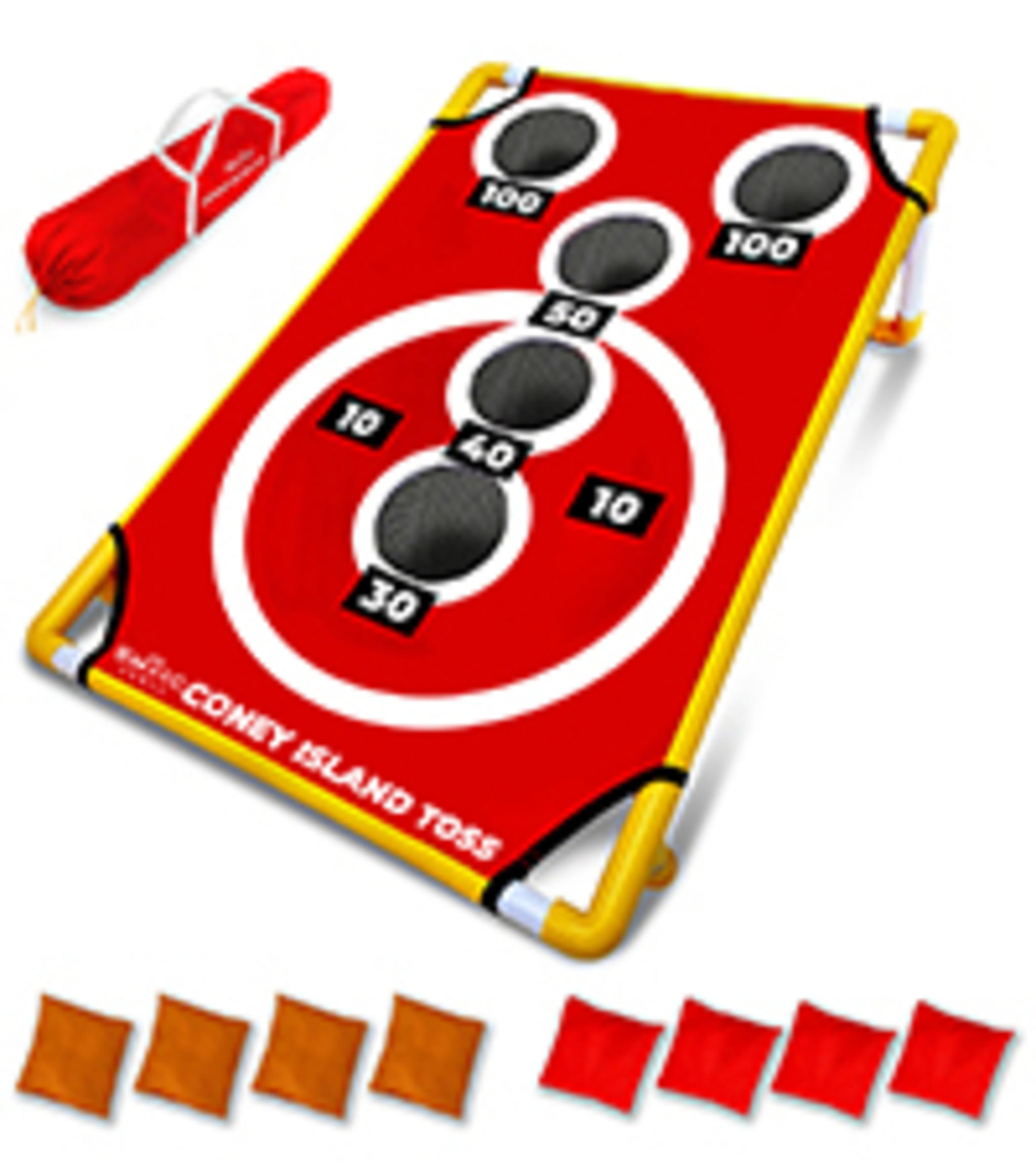 Arcade Style Cornhole Board Set with Carrying Case and 15+ Games image 16