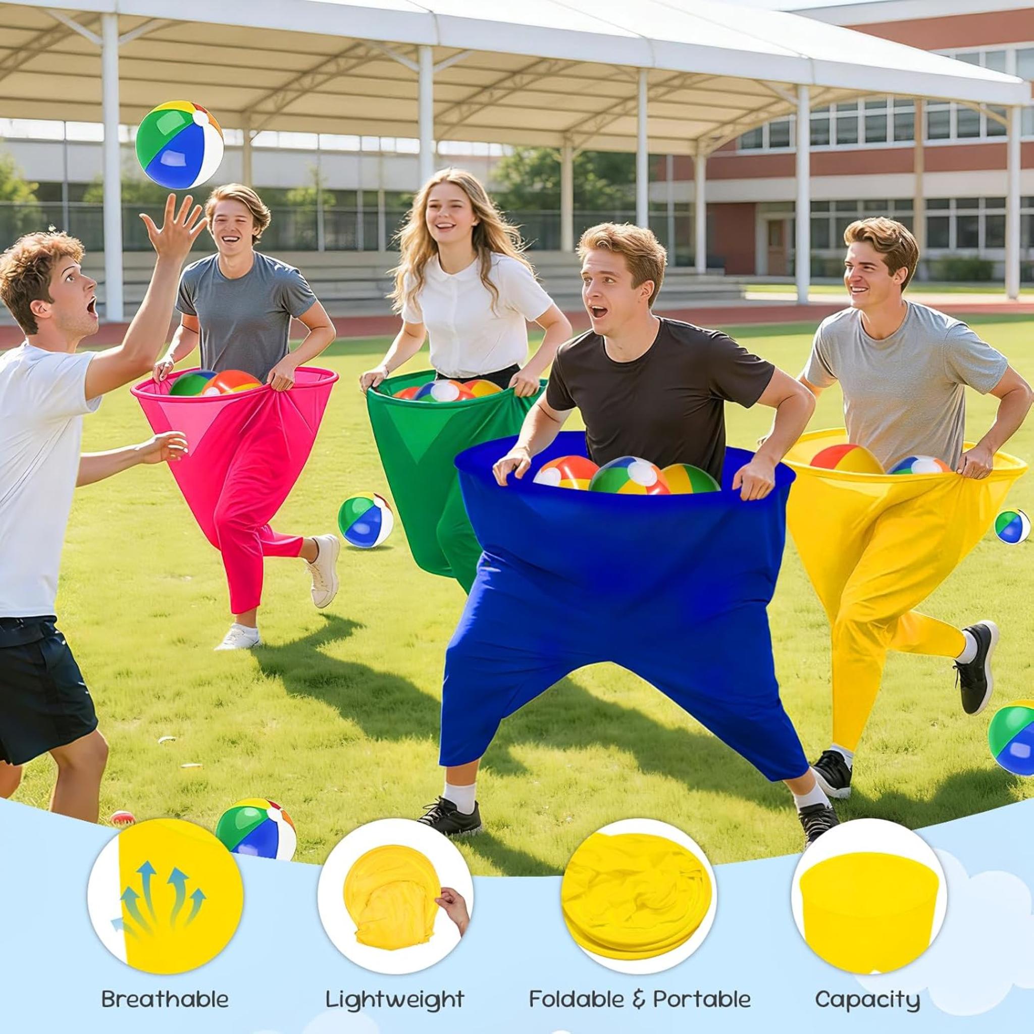 Granny Pants Party Outdoor Game Set with Bouncy Balls and Pump
